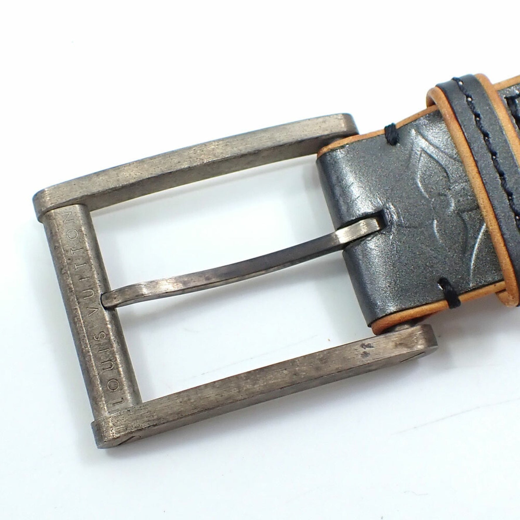 Louis Vuitton Belt Santur Leather Size Monogram Matte