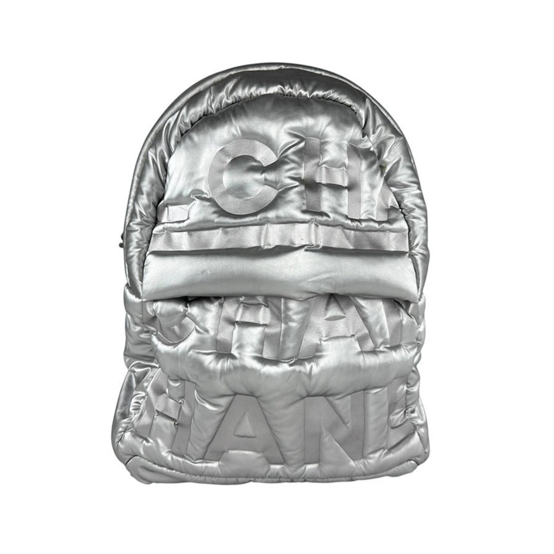 CHANEL Doudaune Nylon Backpack, Men's/Women's
