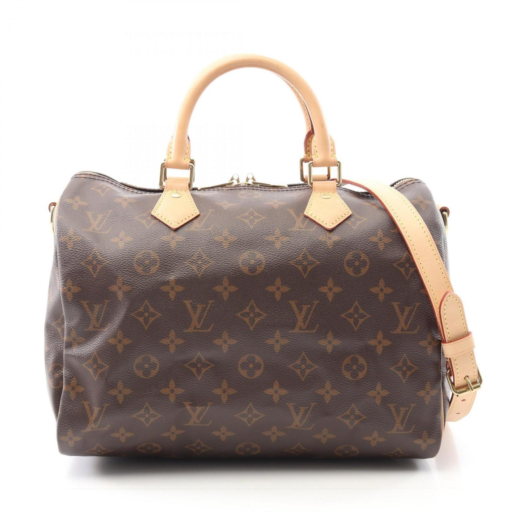 Louis Vuitton Speedy Bandouliere 30 Handbag, Coated Canvas and Leather, Monogram