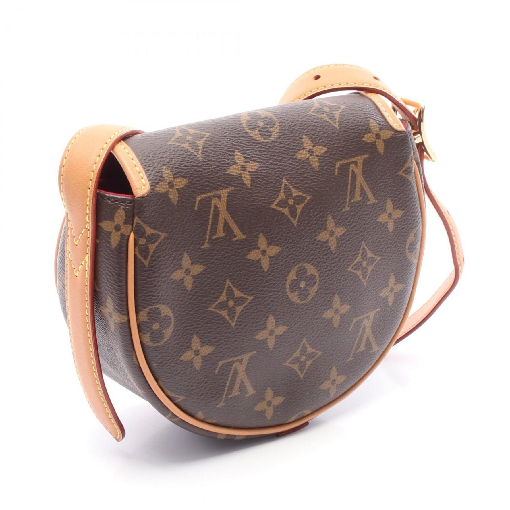Louis Vuitton Tan Blanc Shoulder Bag, Coated Canvas and Leather, Monogram