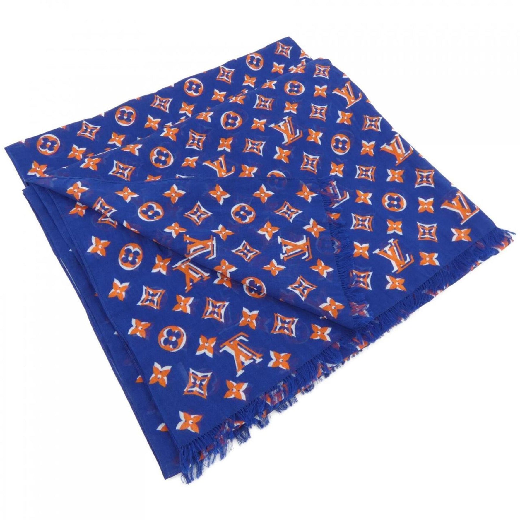 Louis Vuitton Etoile Monogram Taiga Lama Scarf/Stole