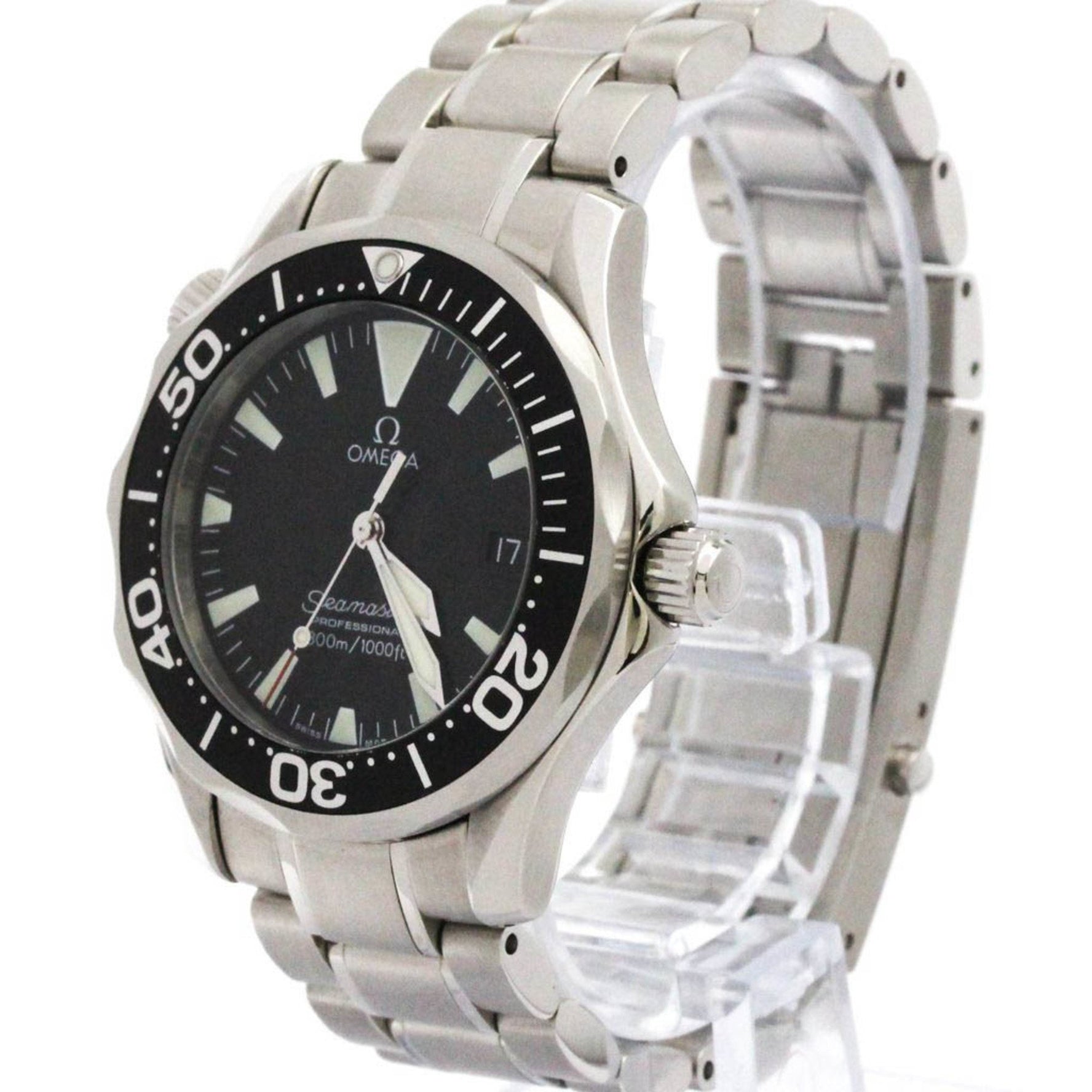OMEGA Seamaster Professional 300M Steel Mid Size Watch 2262.50 Polished