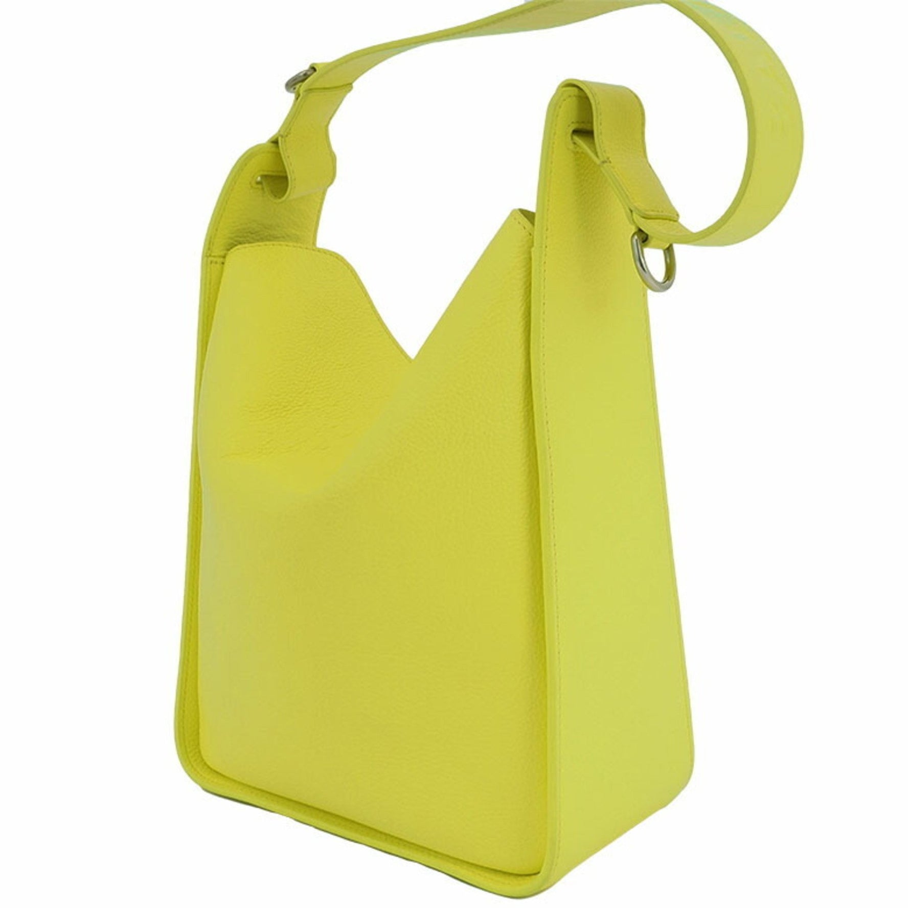 Balenciaga North South Shoulder Bag Yellow Women's Leather TOOL2.0 BALENCIAGA