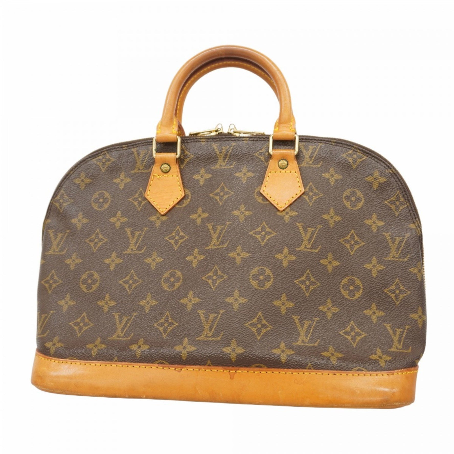 Louis Vuitton Monogram Alma Handbag M51130 Brown Women's