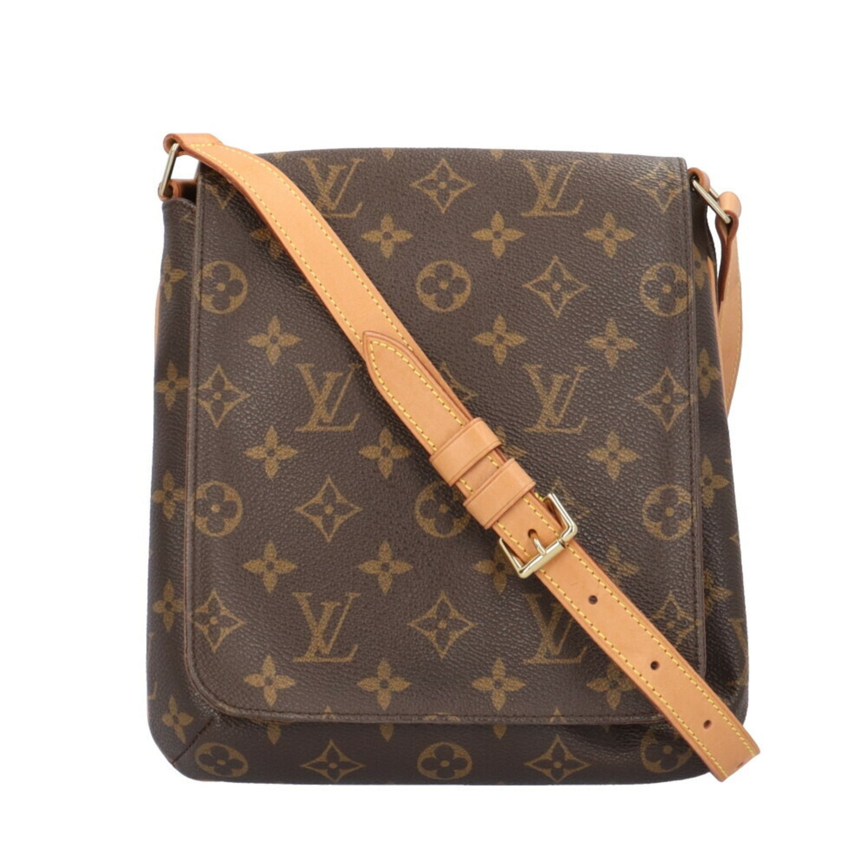 Louis Vuitton Musette Salsa Monogram Shoulder Bag Canvas M51258 Brown Women's LOUIS VUITTON