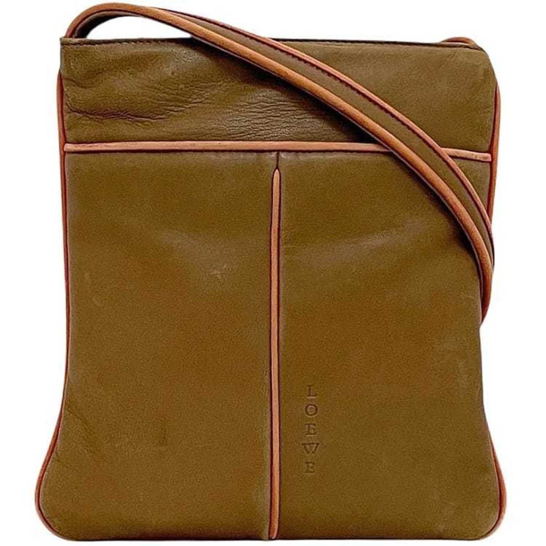 LOEWE Shoulder Bag Pochette Nappa Leather Crossbody Mini