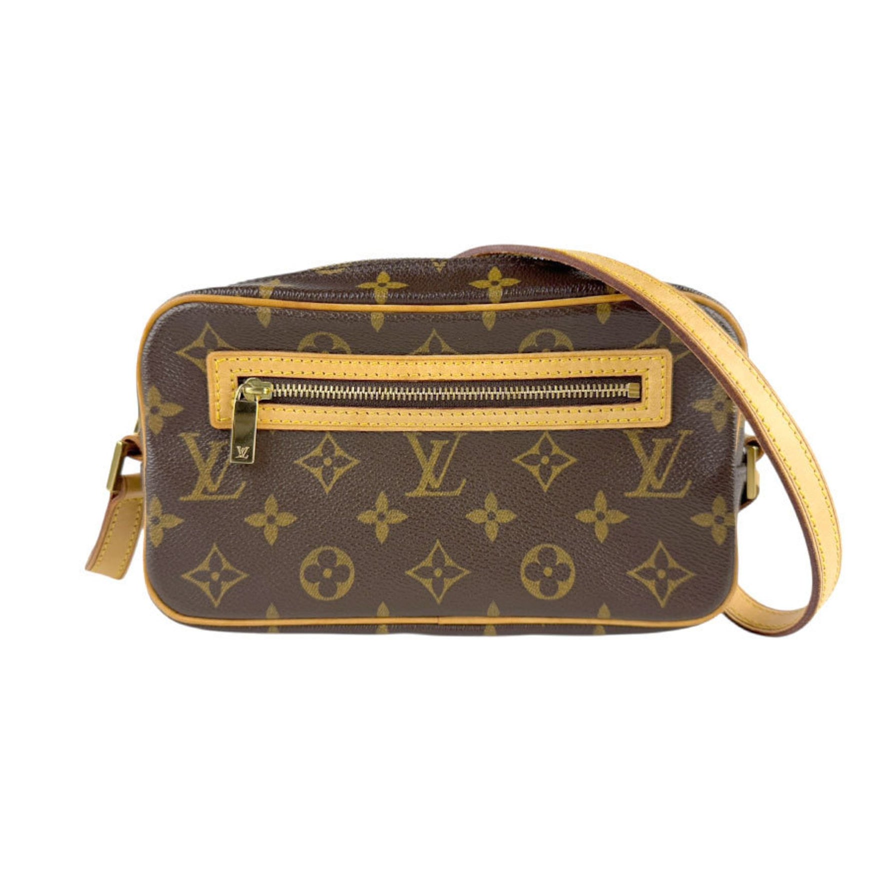 Louis Vuitton Monogram Pochette Cite Shoulder Bag, Brown