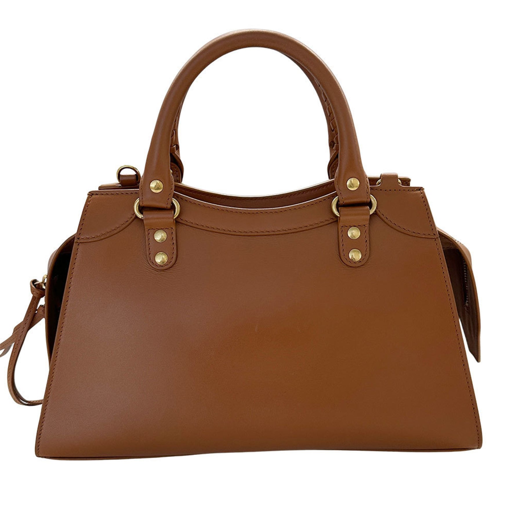 Balenciaga bag ladies brand handbag shoulder leather neoclassical small