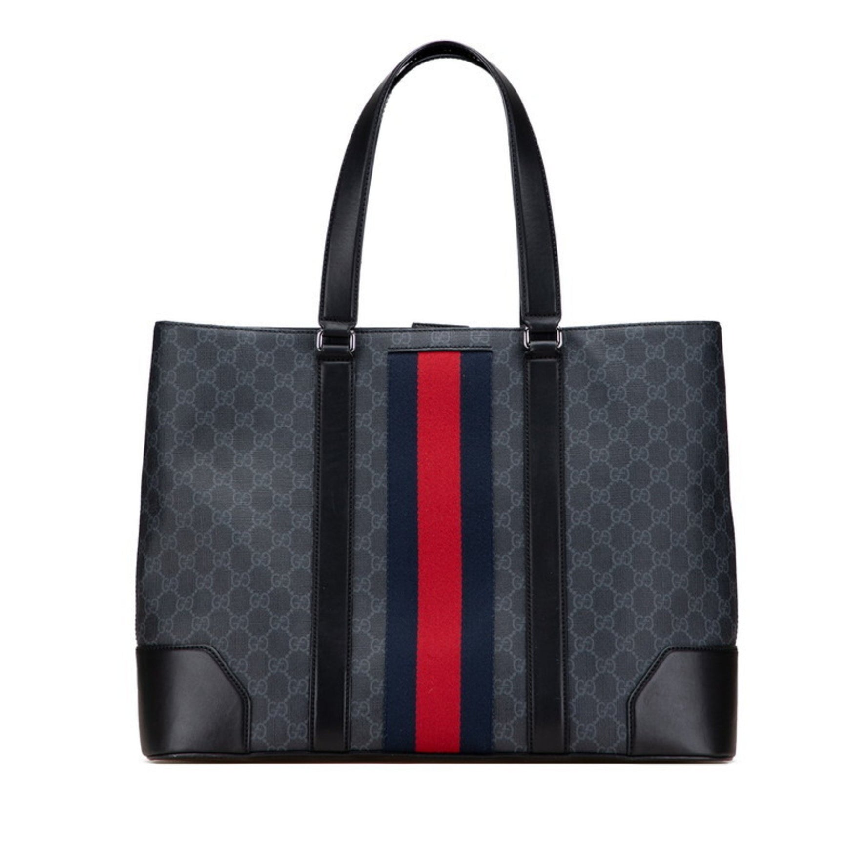 Gucci GG Supreme Tote Bag PVC Leather
