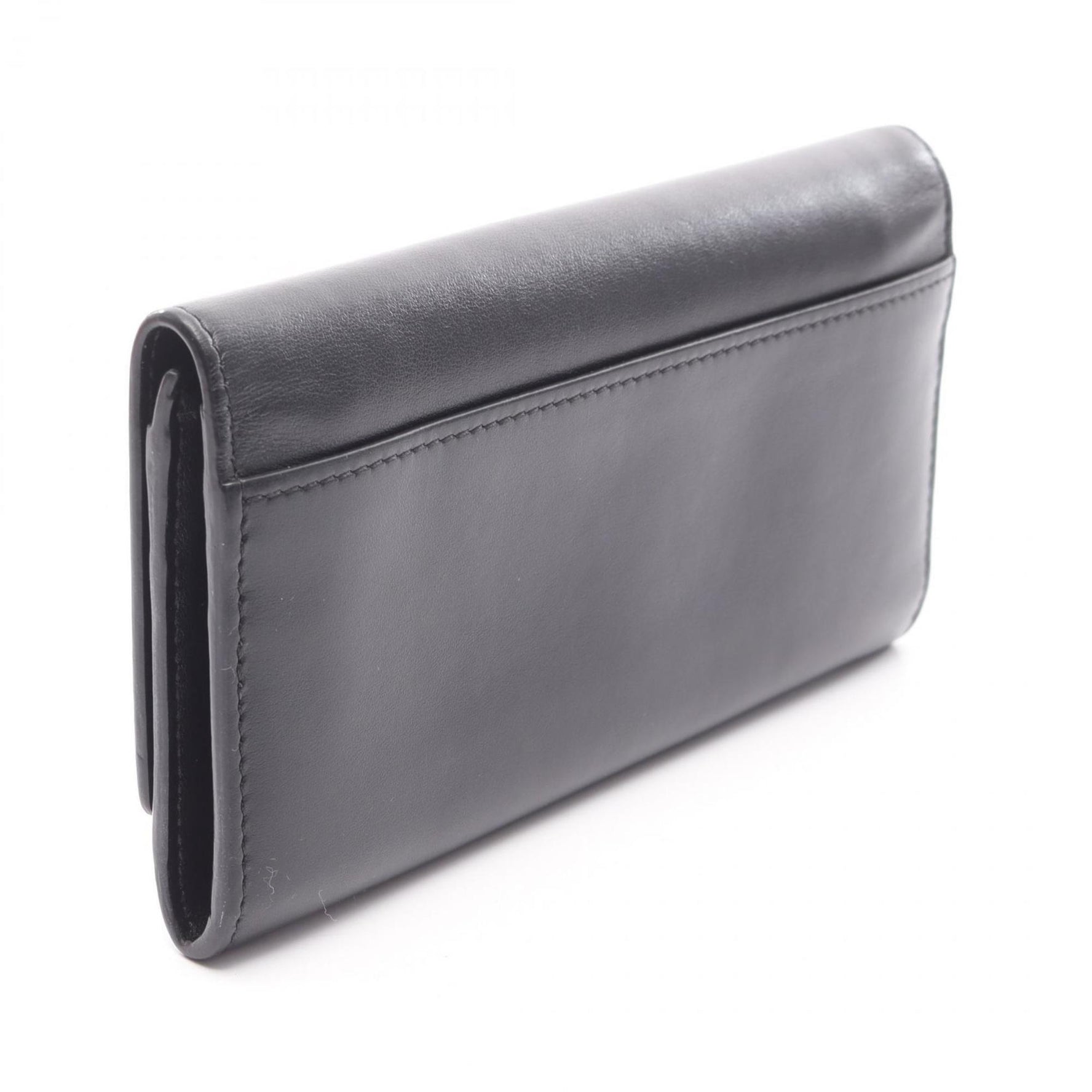 Burberry TB bifold long wallet, leather