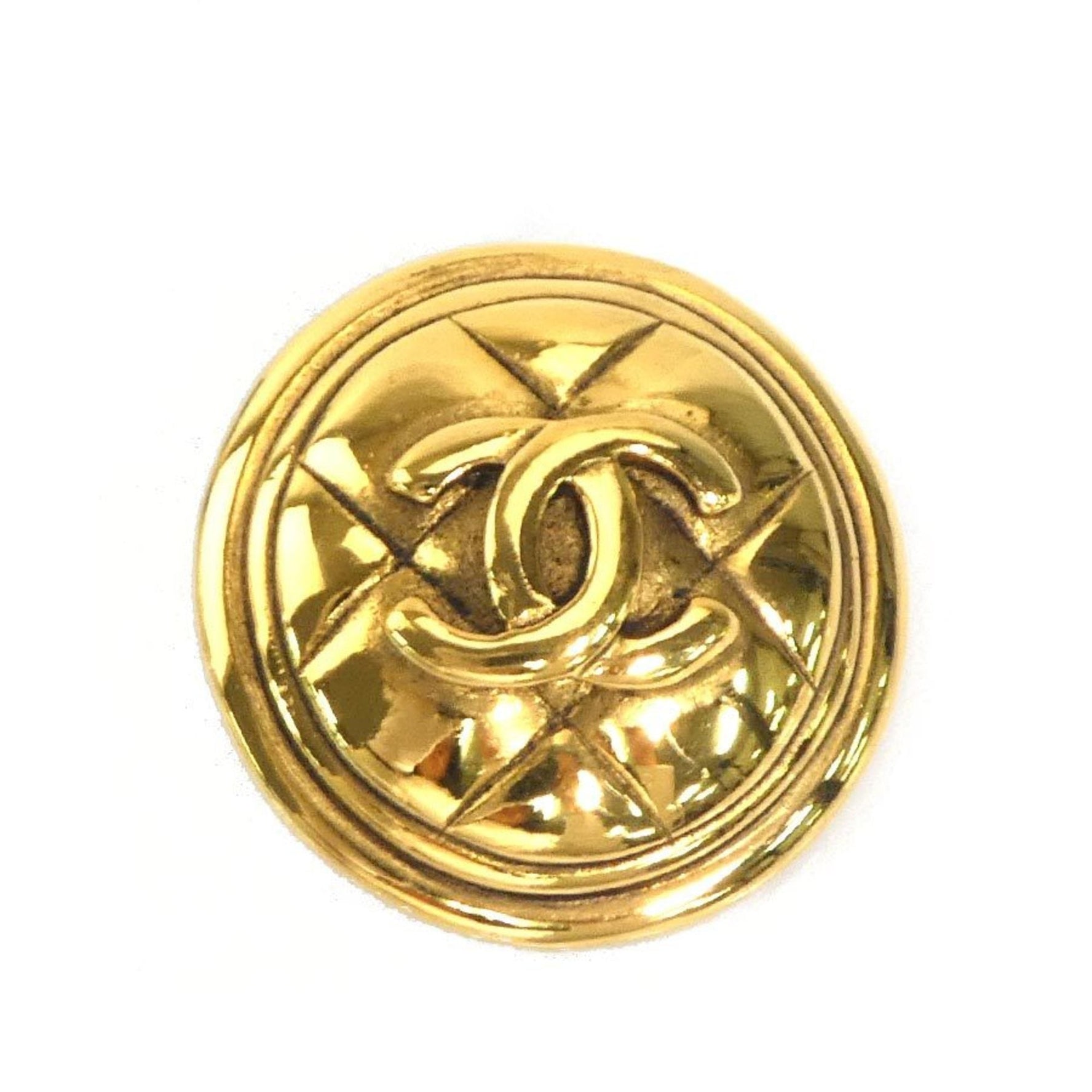 CHANEL Coco Mark Metal Brooch