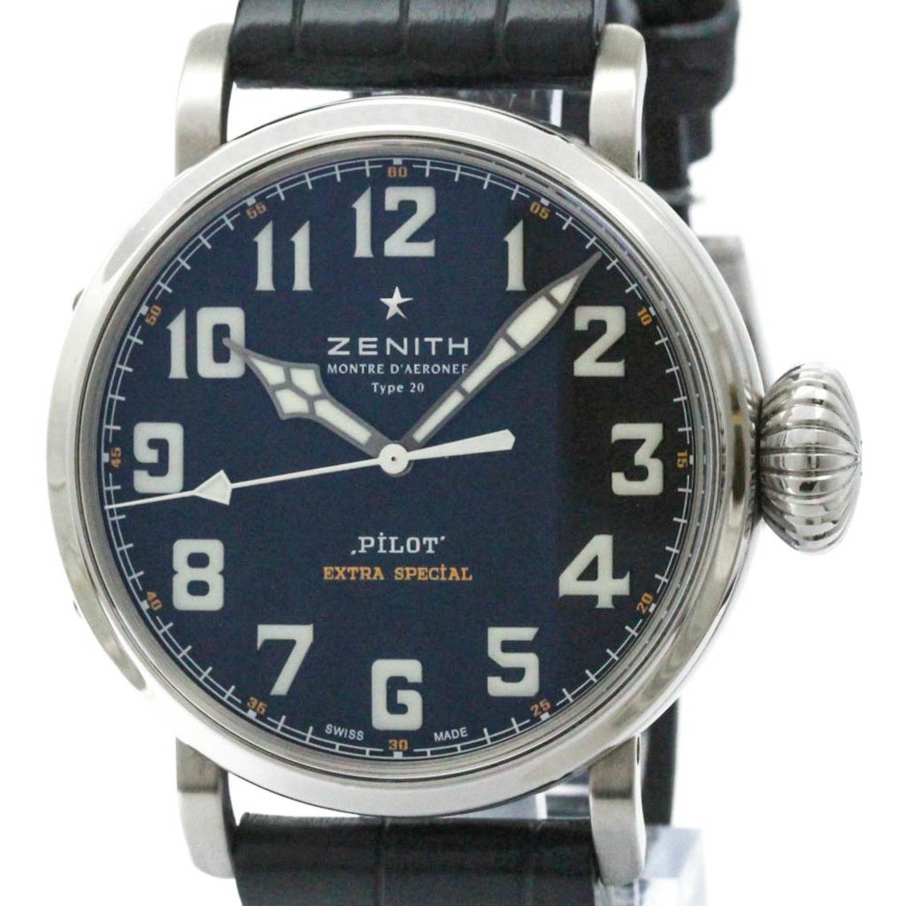 ZENITH Pilot Type 20 Extra Special Steel Automatic Watch 03.2430.3000
