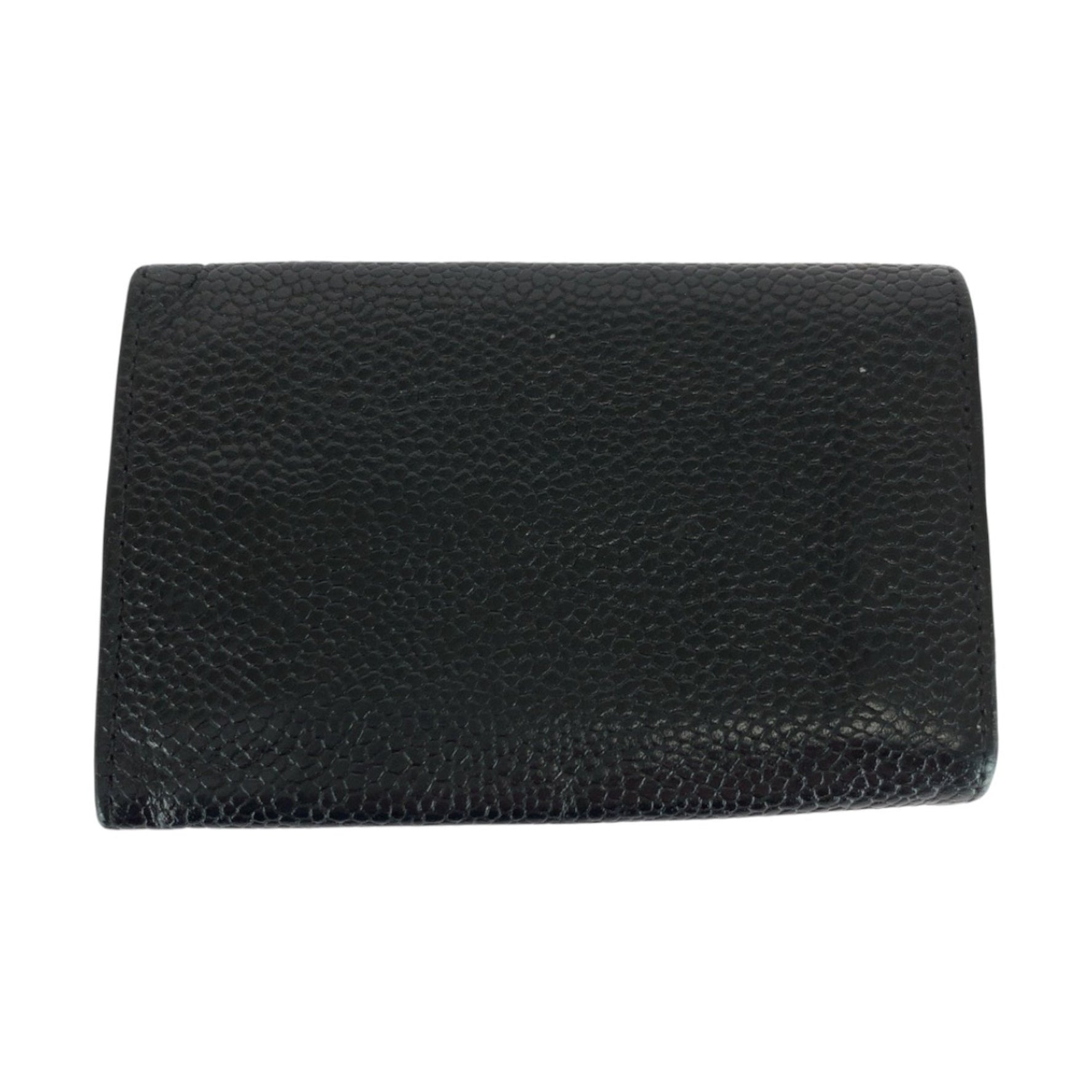 CHANEL Vintage Coco Mark Leather Key Case with Gold Hardware, 6 Rings