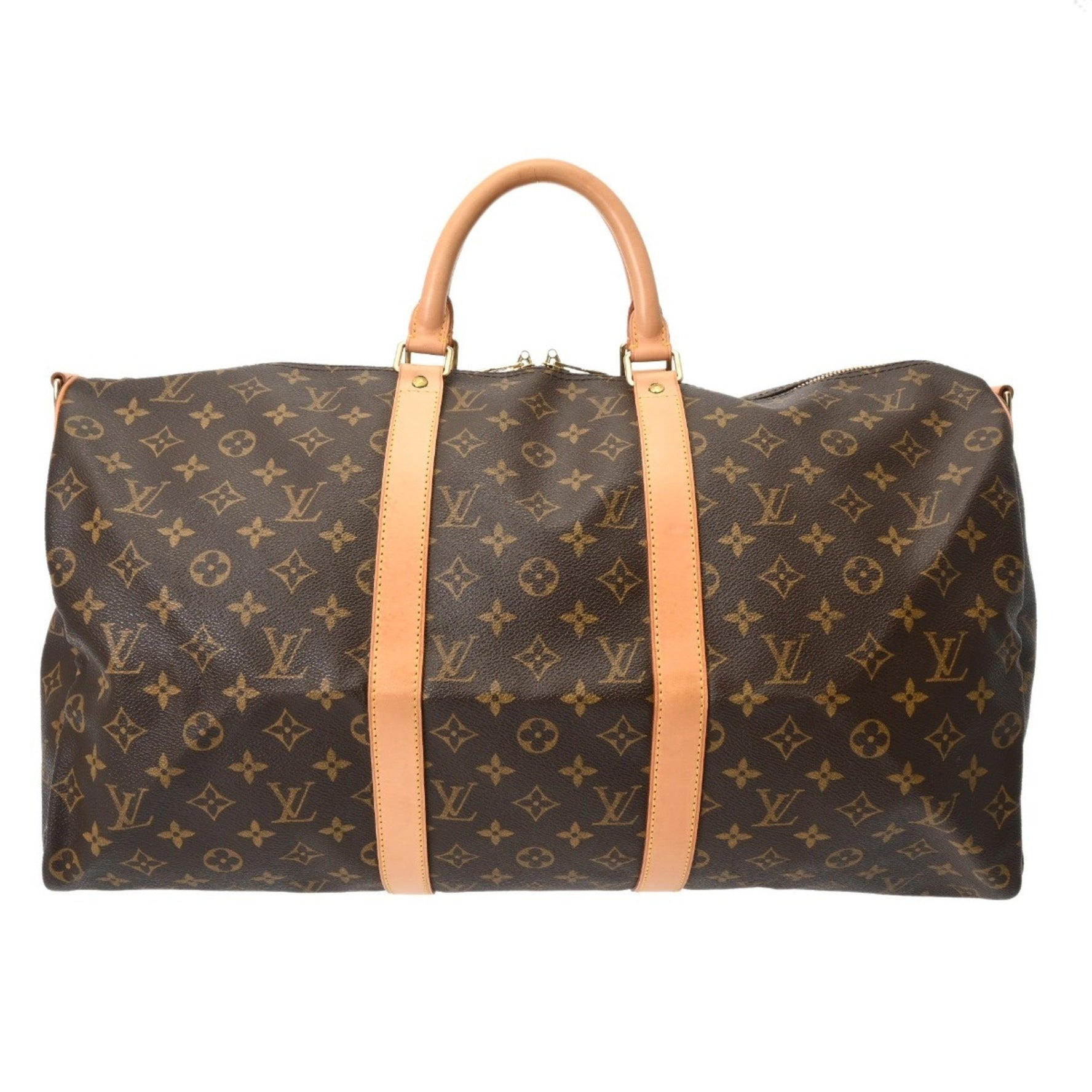 LOUIS VUITTON Monogram Keepall Bandouliere 50 Canvas Boston Bag