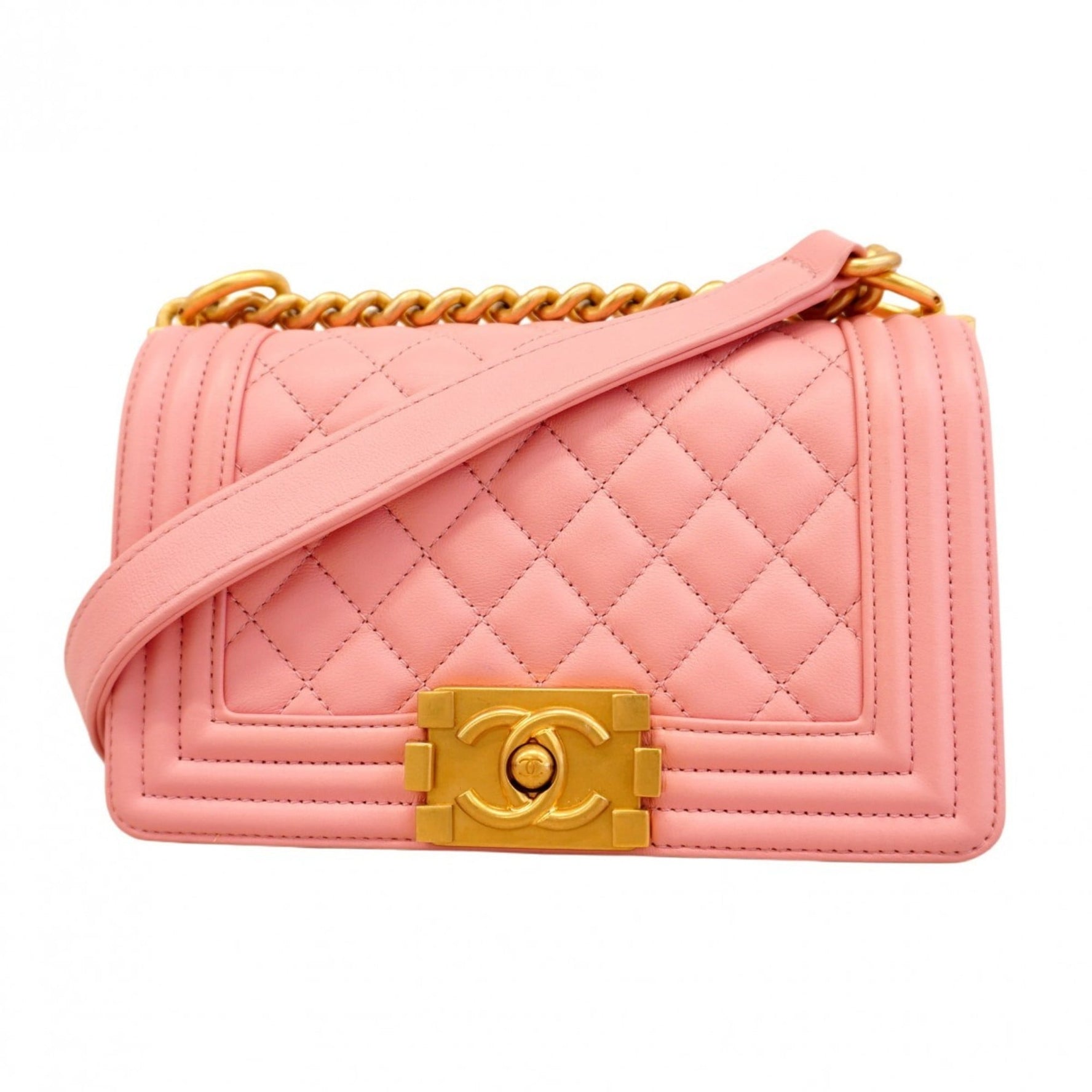 Chanel Shoulder Bag Boy Chain Lambskin