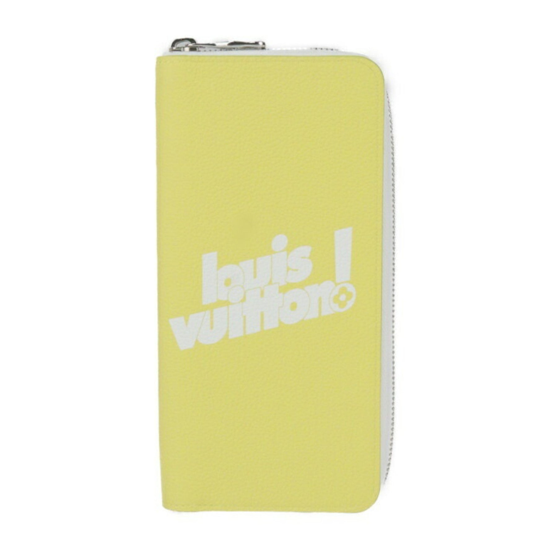LOUIS VUITTON Louis Vuitton Zippy Wallet Vertical Everyday LV Capsule Collection Long Taurillon Leather Jaune Round Yellow 2411073010041R1