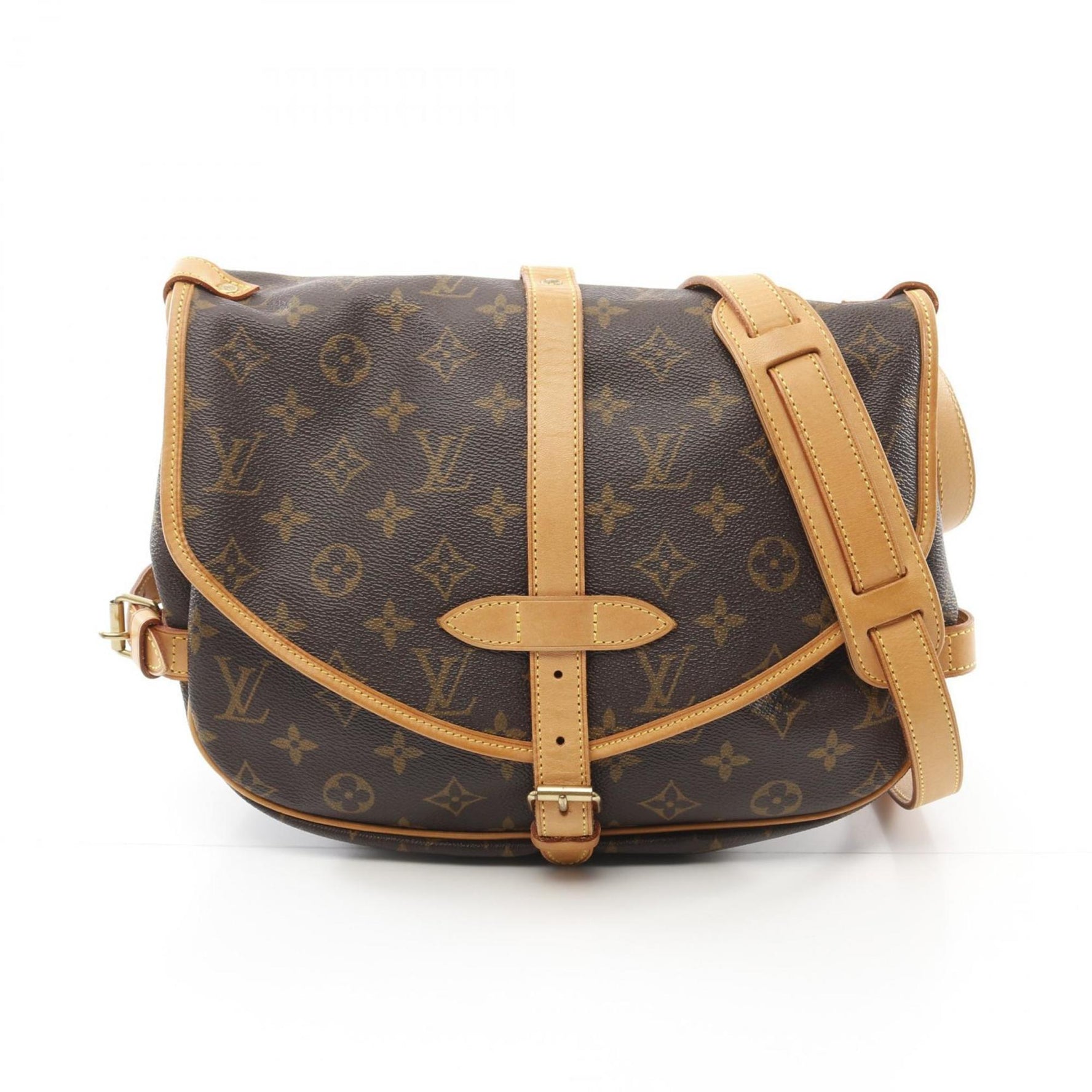 Louis Vuitton Saumur 30 Shoulder Bag, Coated Canvas and Leather, Monogram