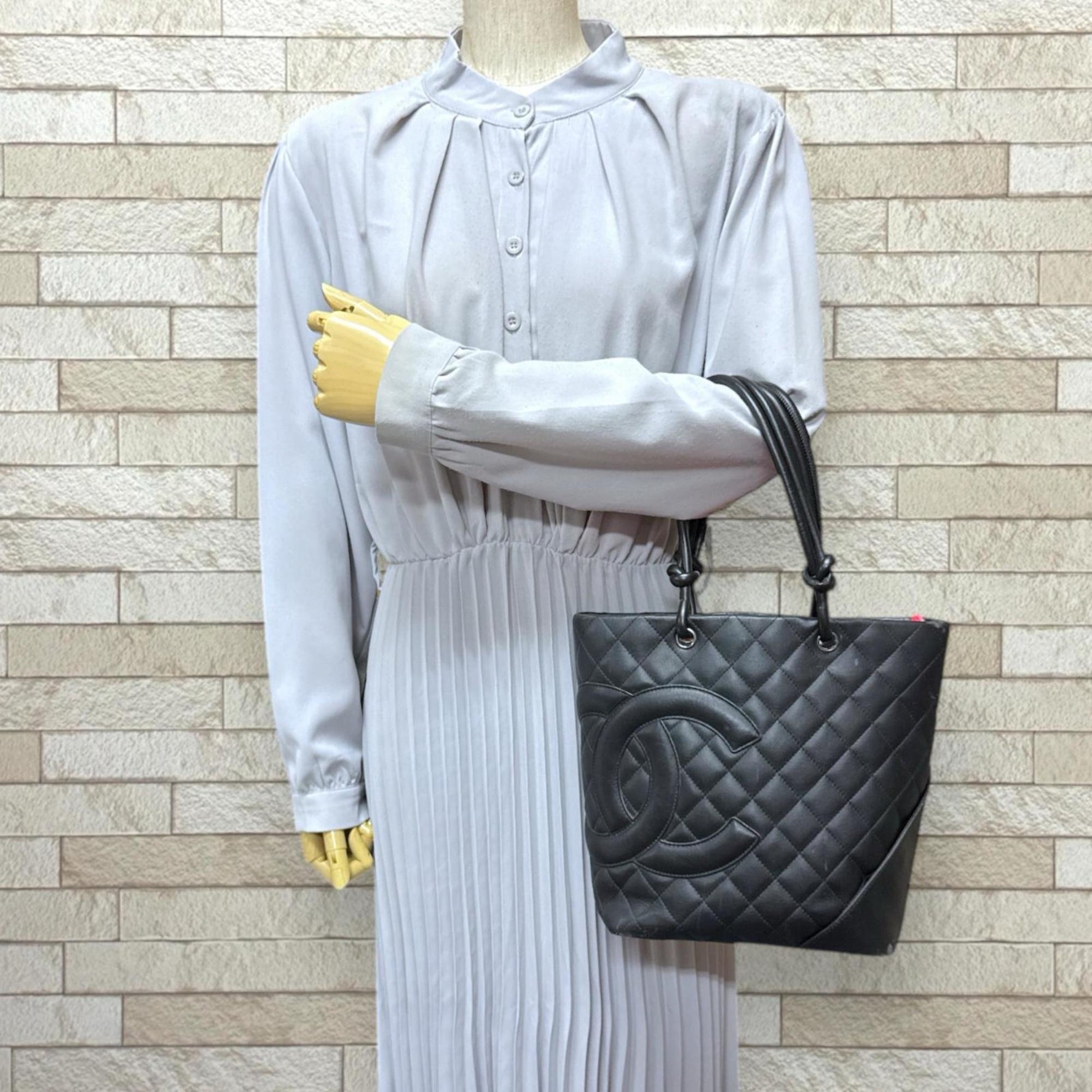 Chanel Medium Tote Cambon Bag Leather