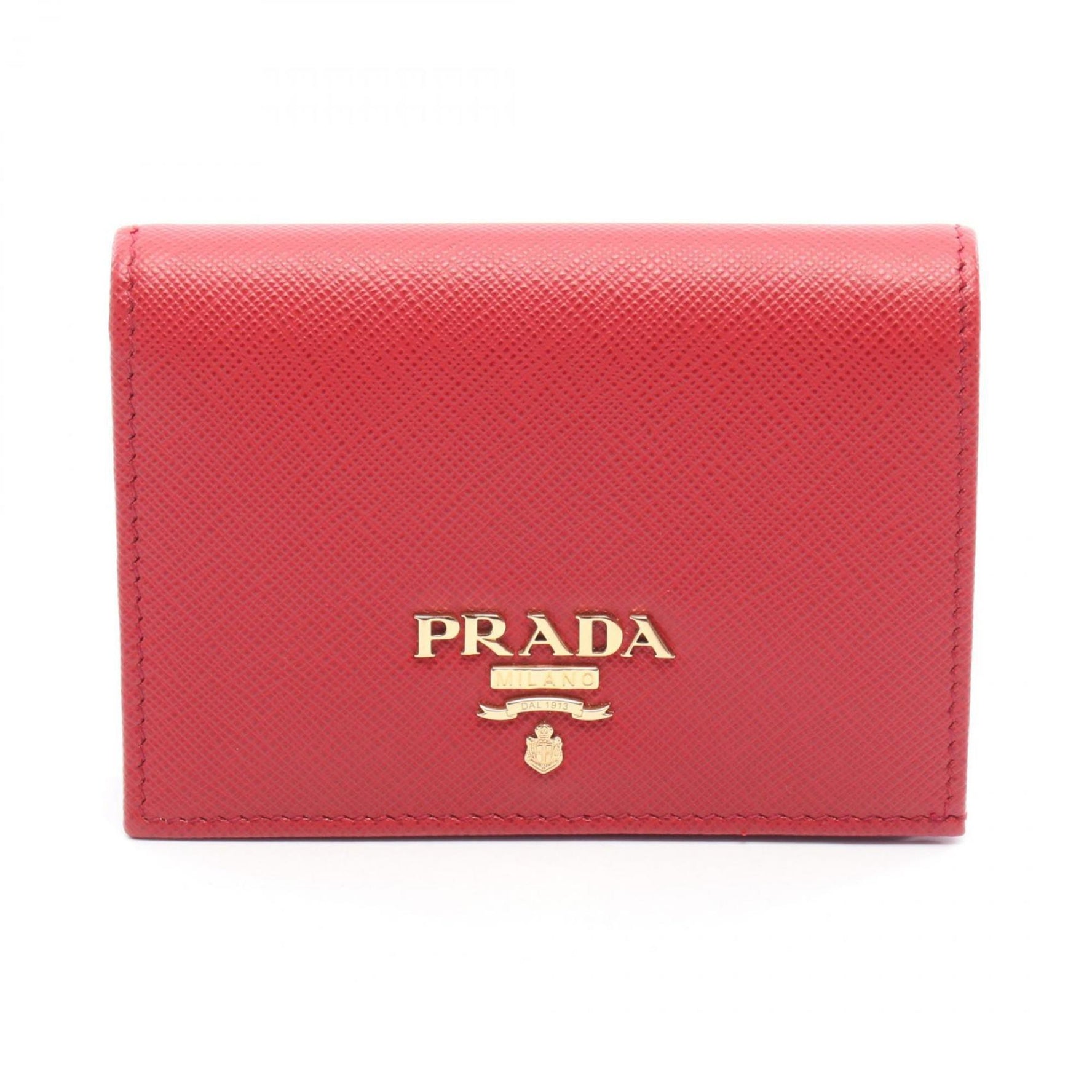 Prada Bi-fold Wallet, Leather, Red