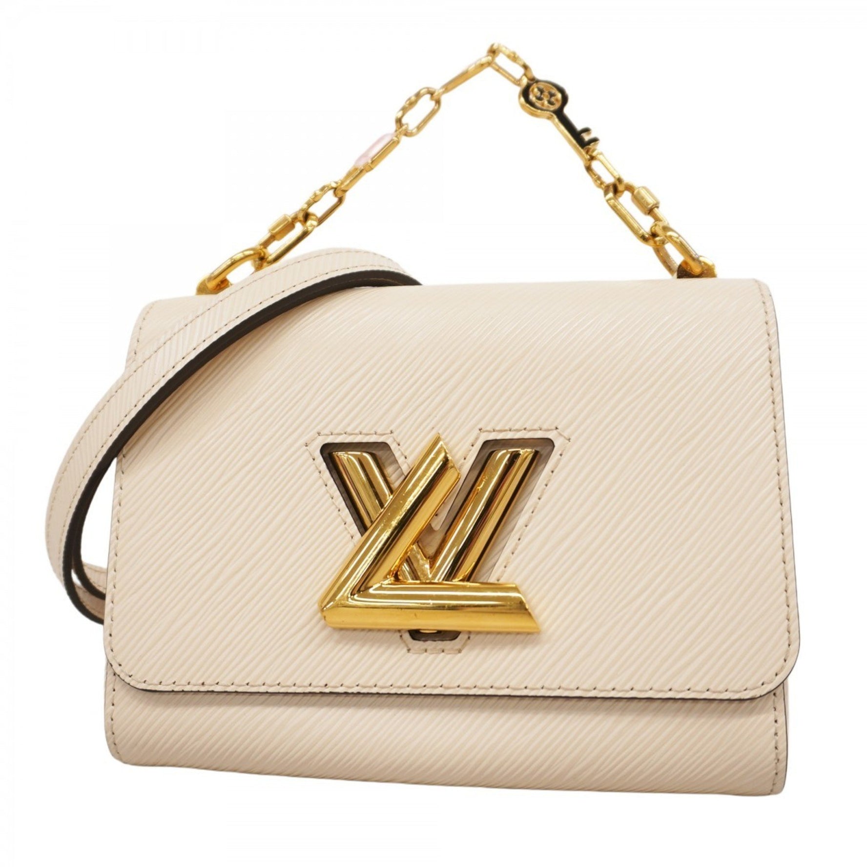 Louis Vuitton Epi Twist PM Shoulder Bag in Quartz White for Women