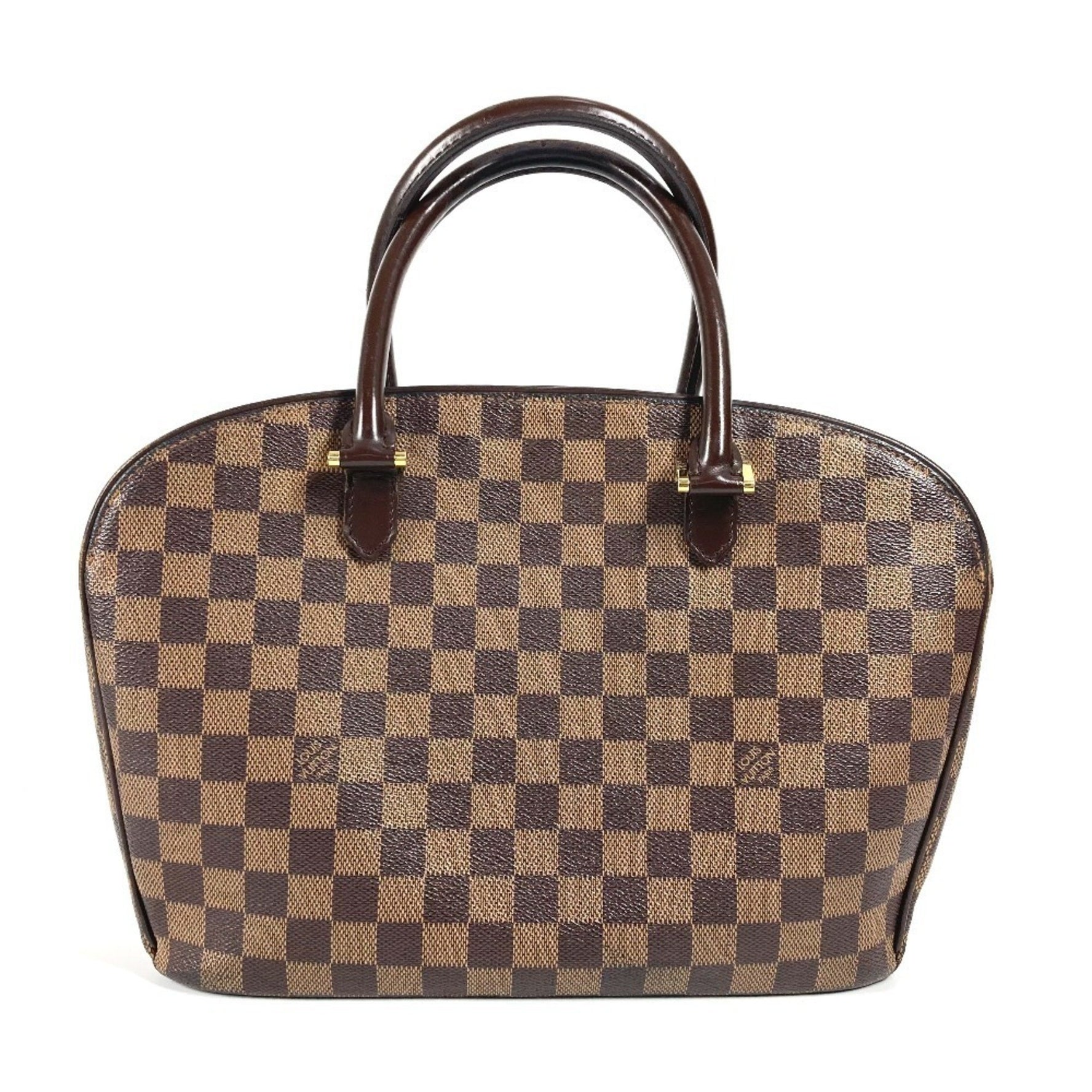 Louis Vuitton Damier Saria Horizontal Bag Shoulder Tote Handbag Canvas Ebene Brown