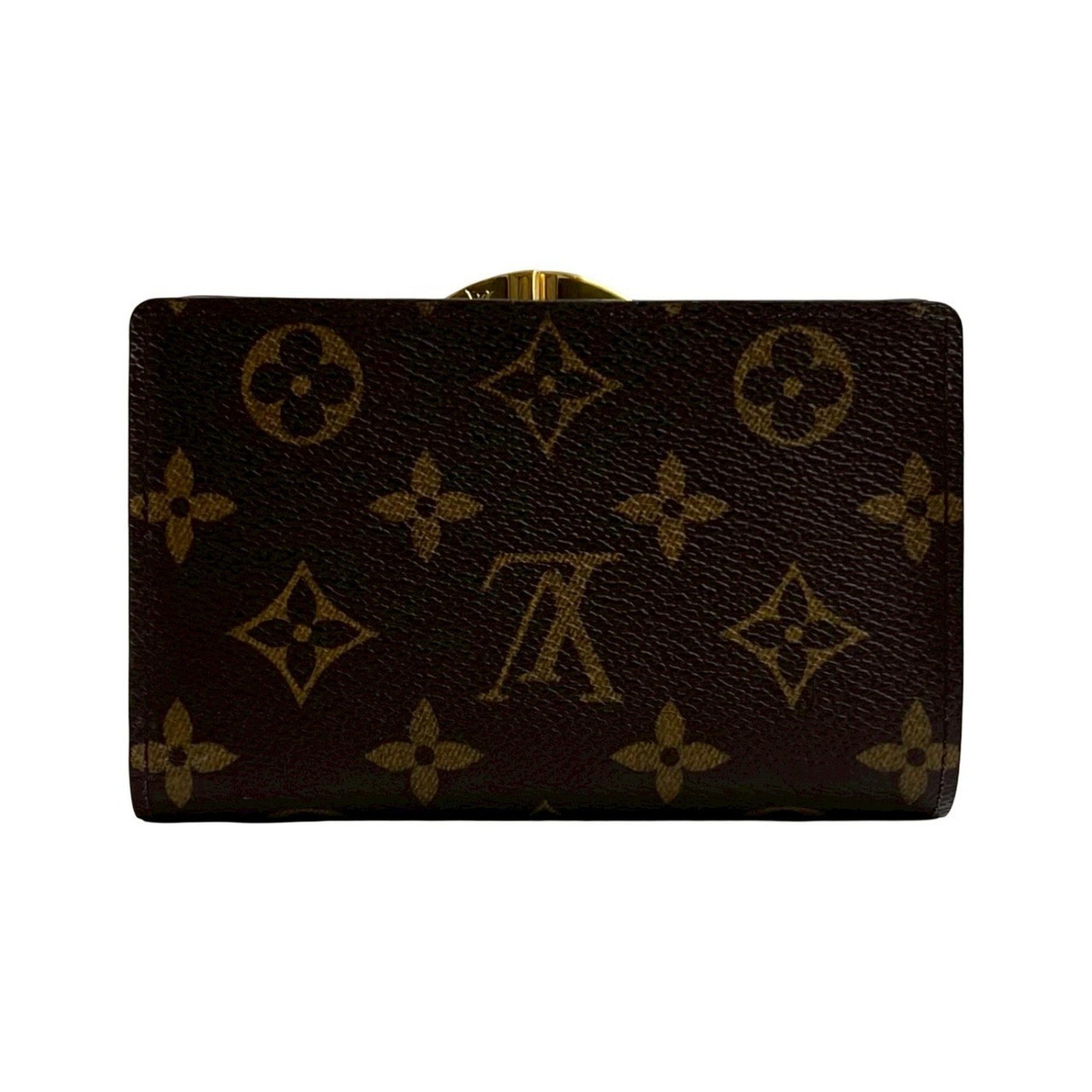 LOUIS VUITTON Louis Vuitton Portefeuille Viennois Monogram Leather Bifold Wallet