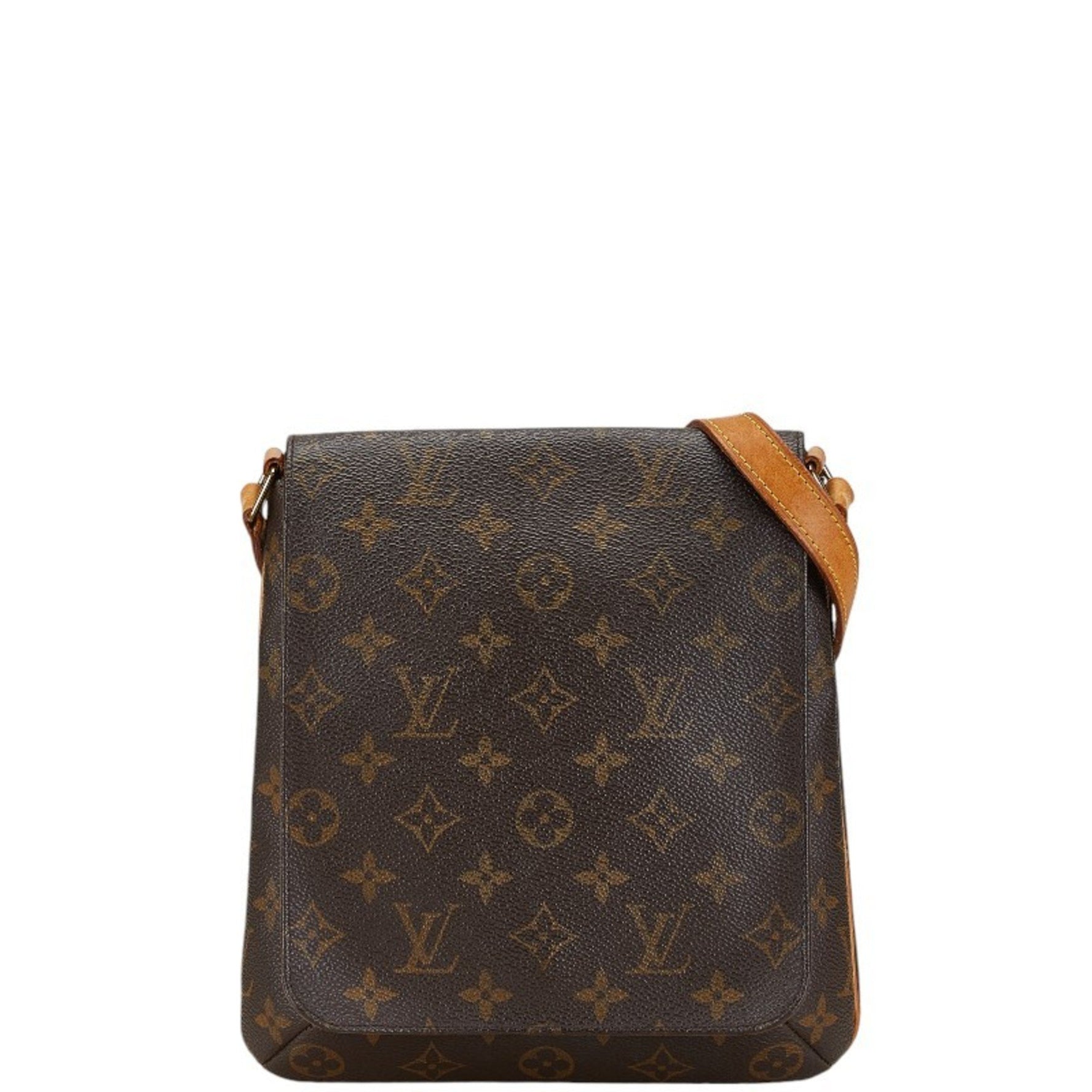Louis Vuitton Monogram Musette Salsa Short Shoulder Bag PVC Leather