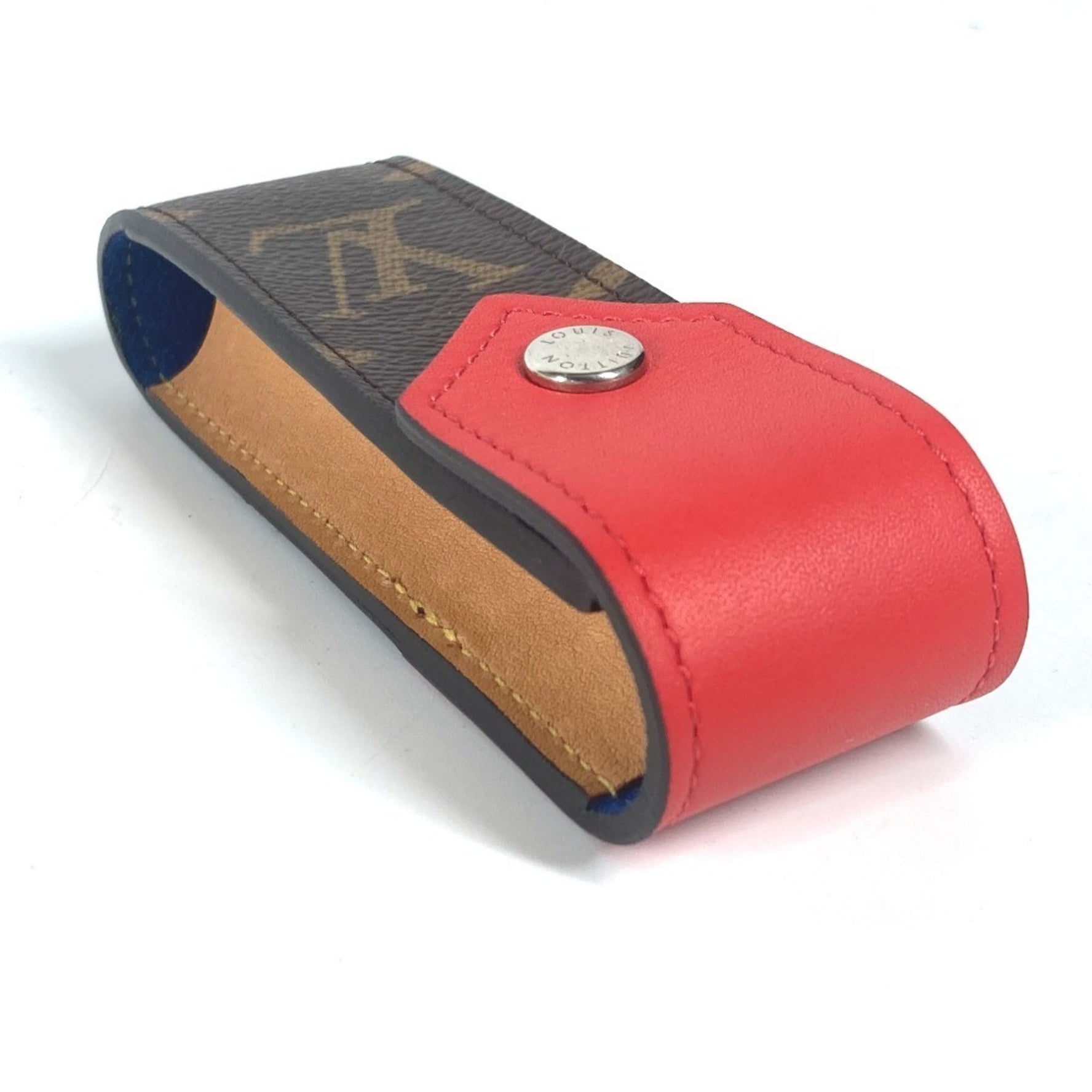Louis Vuitton Monogram Etui de Steve Dice Pouch Canvas Red