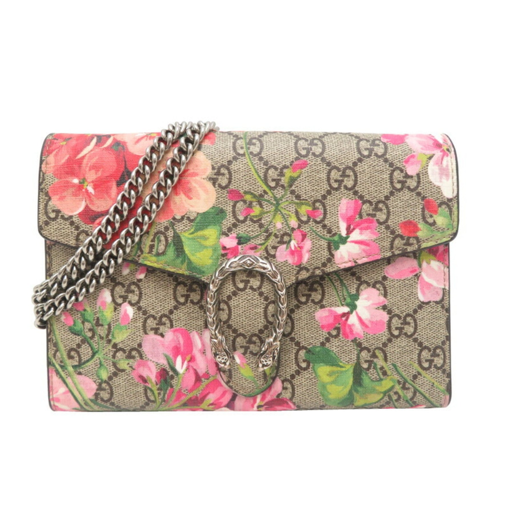 Gucci Dionysus Chain Wallet Shoulder Bag GG Supreme