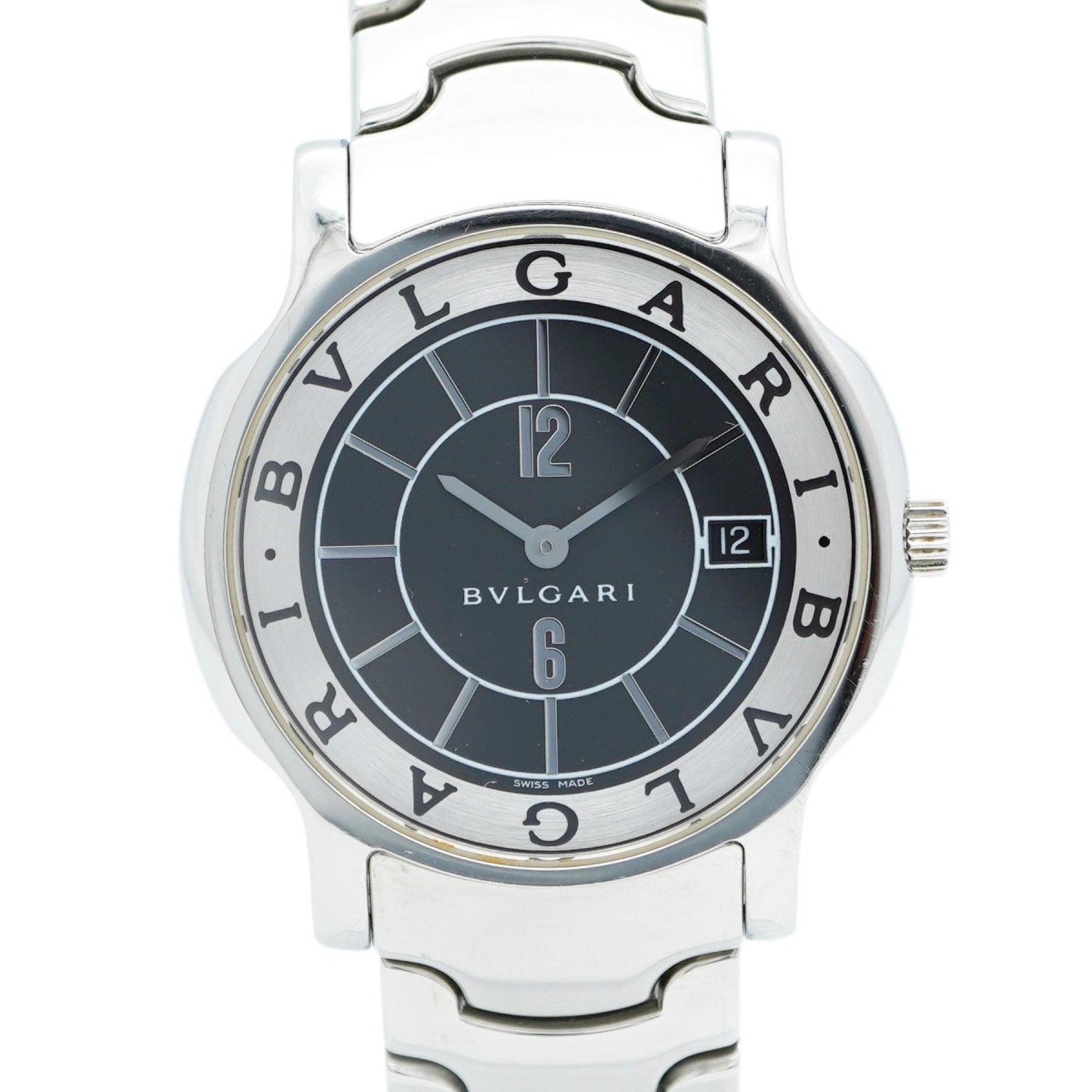 Bvlgari Solotempo ST35S Black Dial Men's Watch