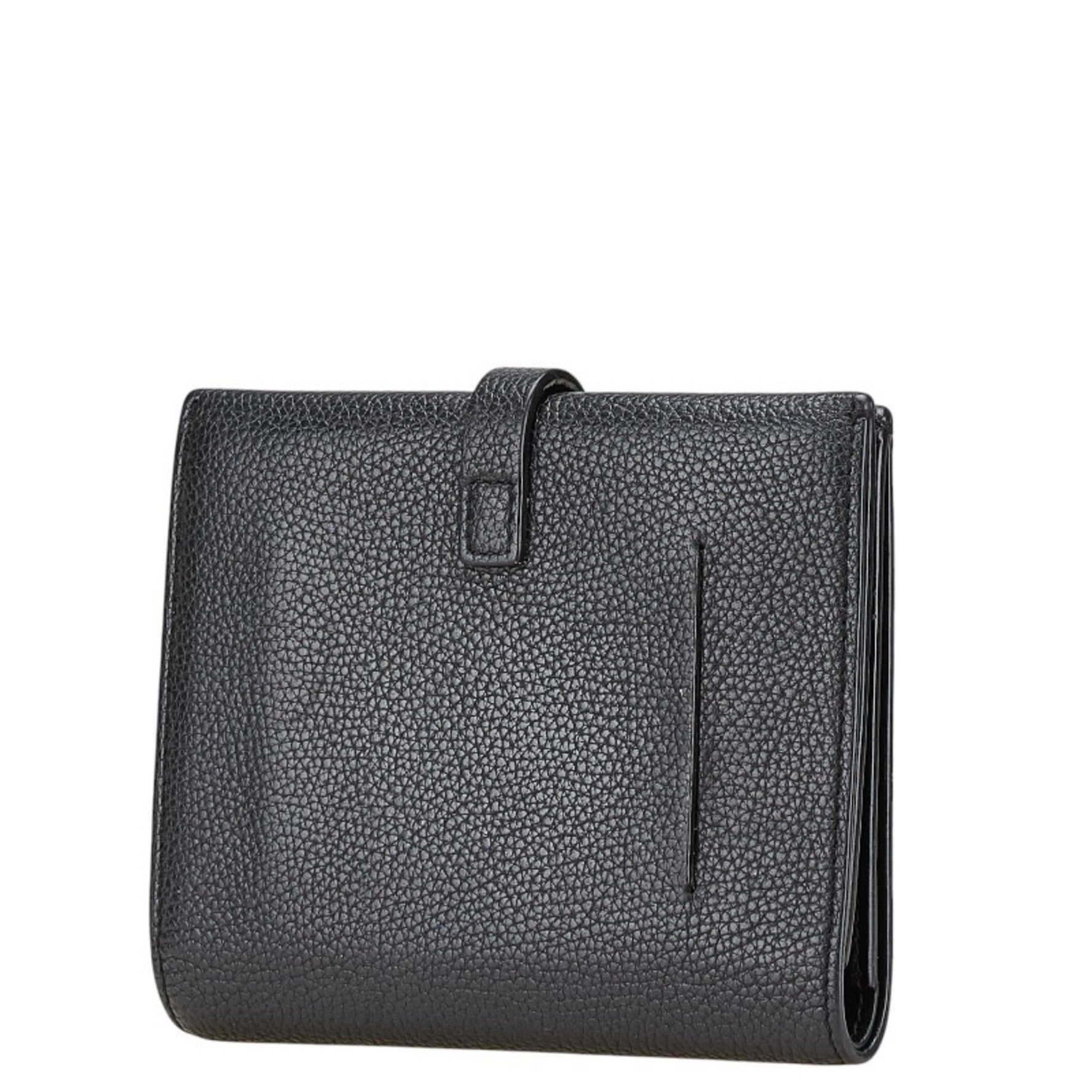 Burberry TB logo bifold wallet in leather .