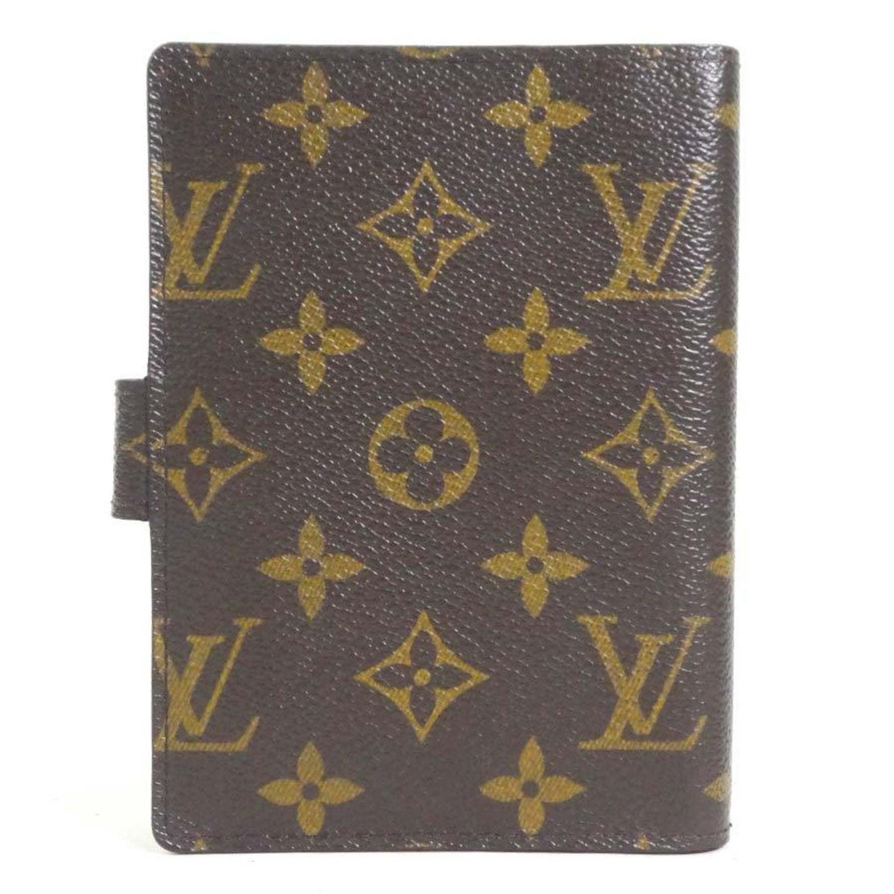 Louis Vuitton Notebook Cover Monogram Agenda Koala PM Canvas Brown Orange Gold Men's