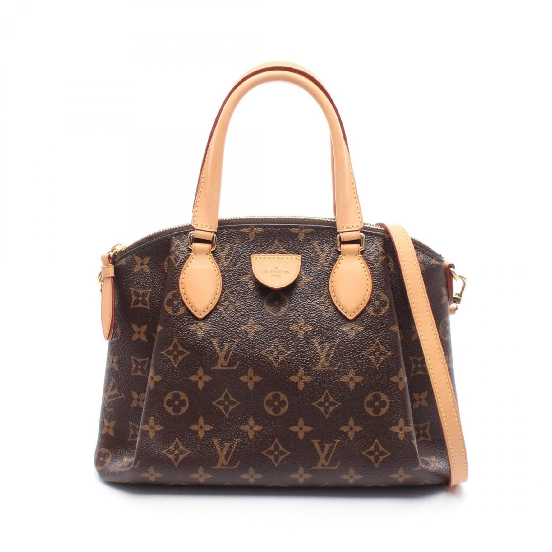 Louis Vuitton Revolly PM Monogram Handbag Coated Canvas Leather