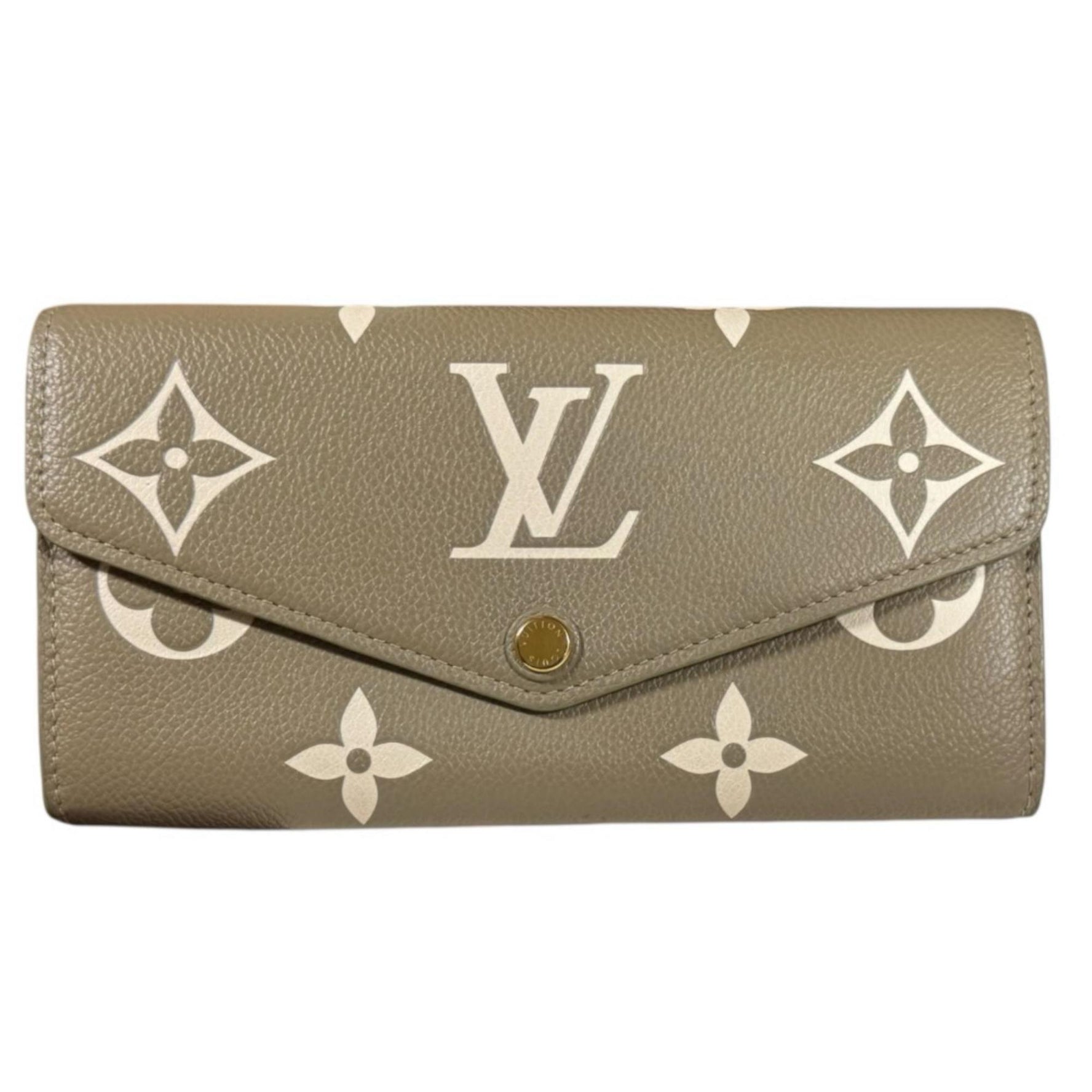 Louis Vuitton Portefeuille Sarah NM Two-Tone Monogram Empreinte Long Wallet LOUIS VUITTON