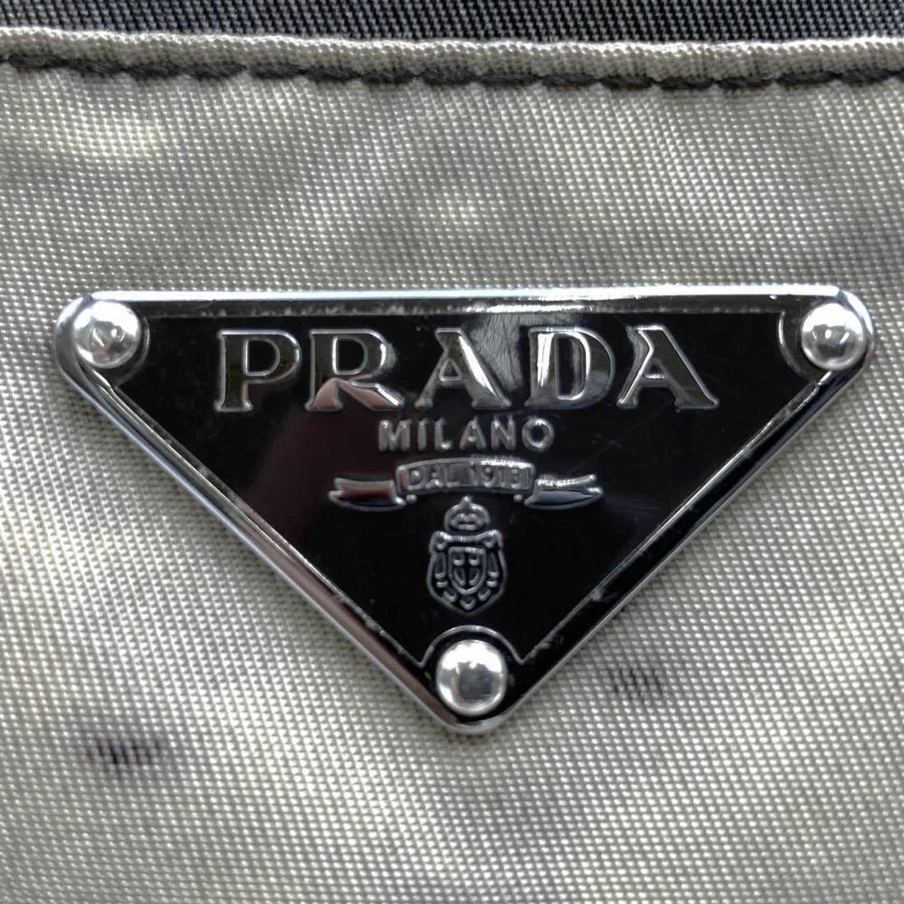PRADA Triangle Nylon Shoulder Bag/Handbag in