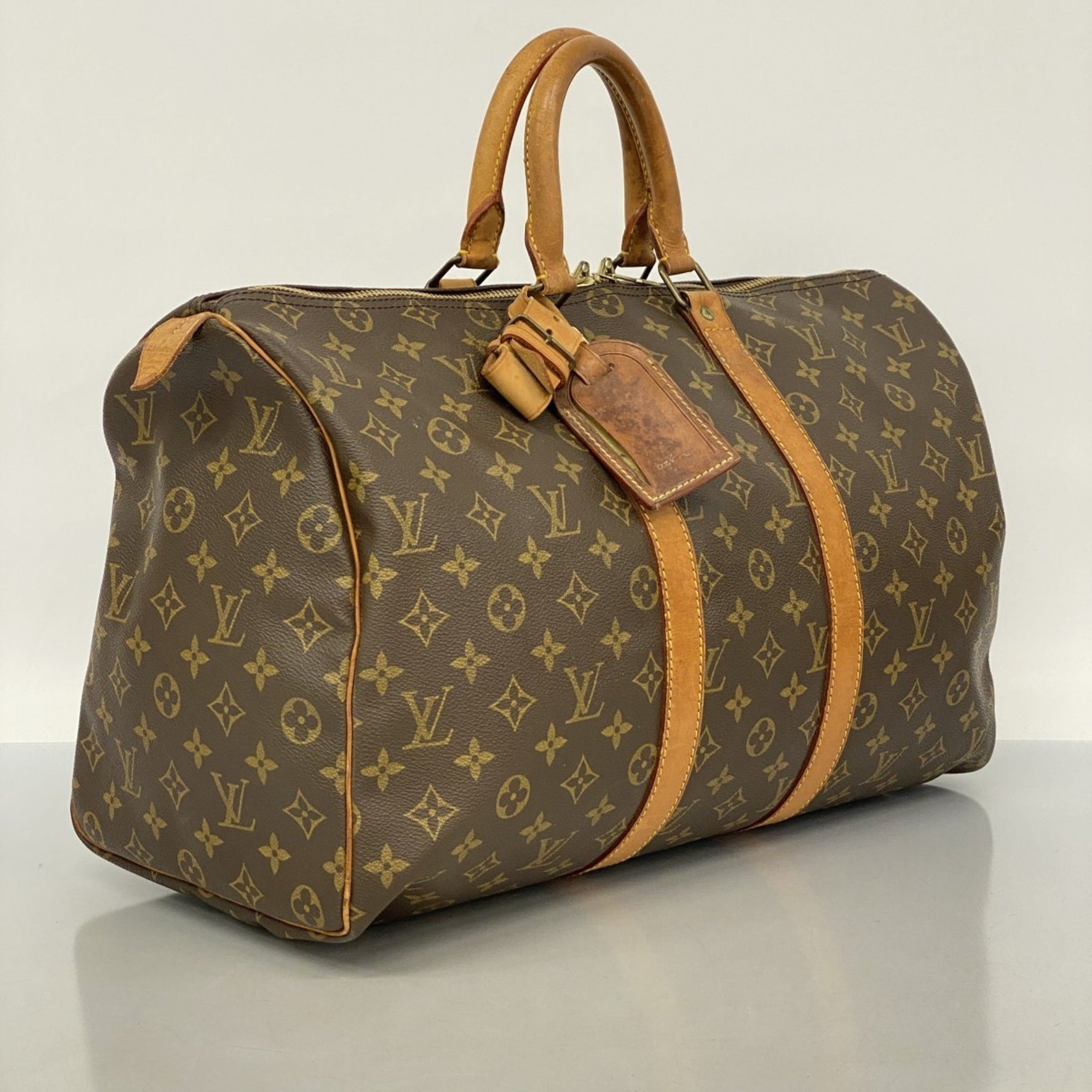 Louis Vuitton Monogram Keepall 45 Boston Bag Men's and