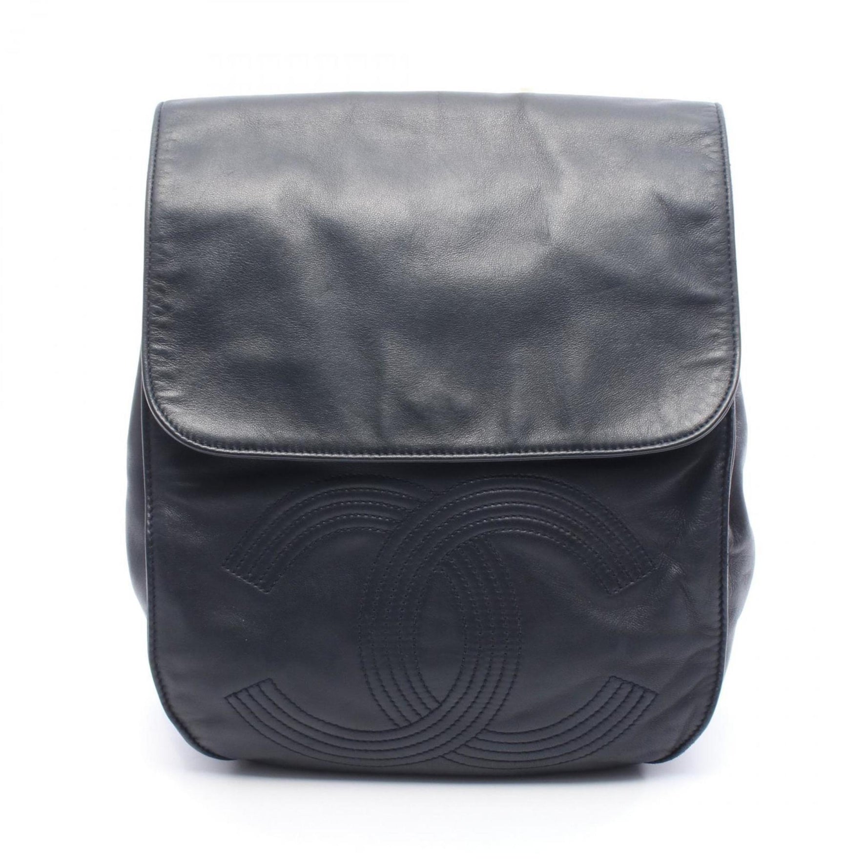 CHANEL Coco Mark Backpack, Leather