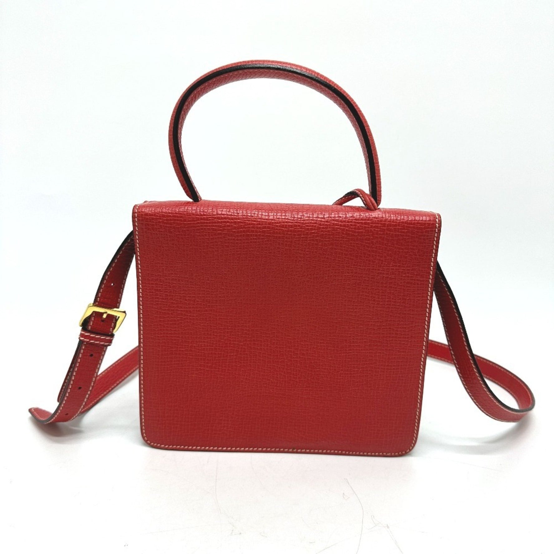 LOEWE Barcelona Shoulder/Handbag in Leather, Red