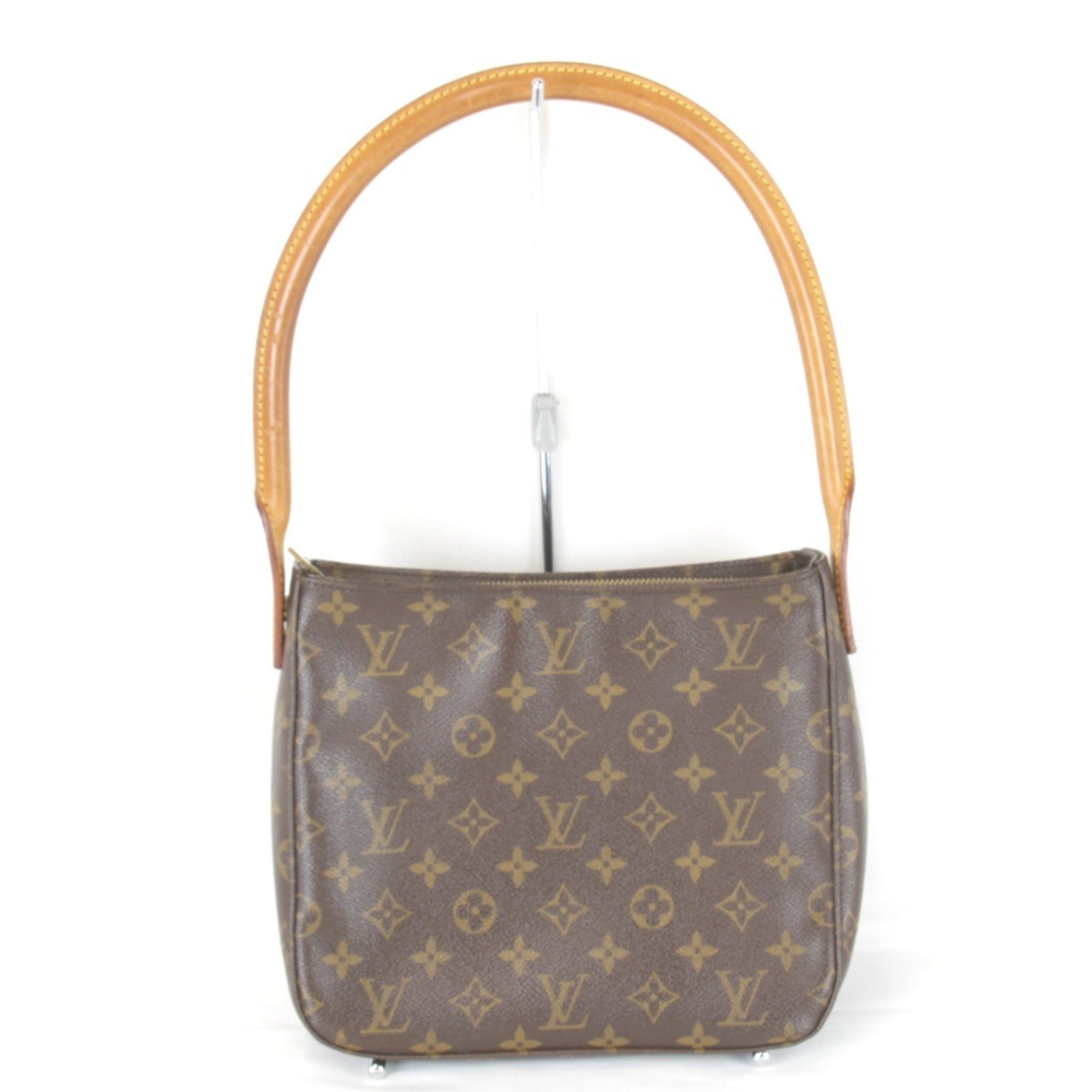 Louis Vuitton LV Monogram Looping MM Shoulder Bag Canvas