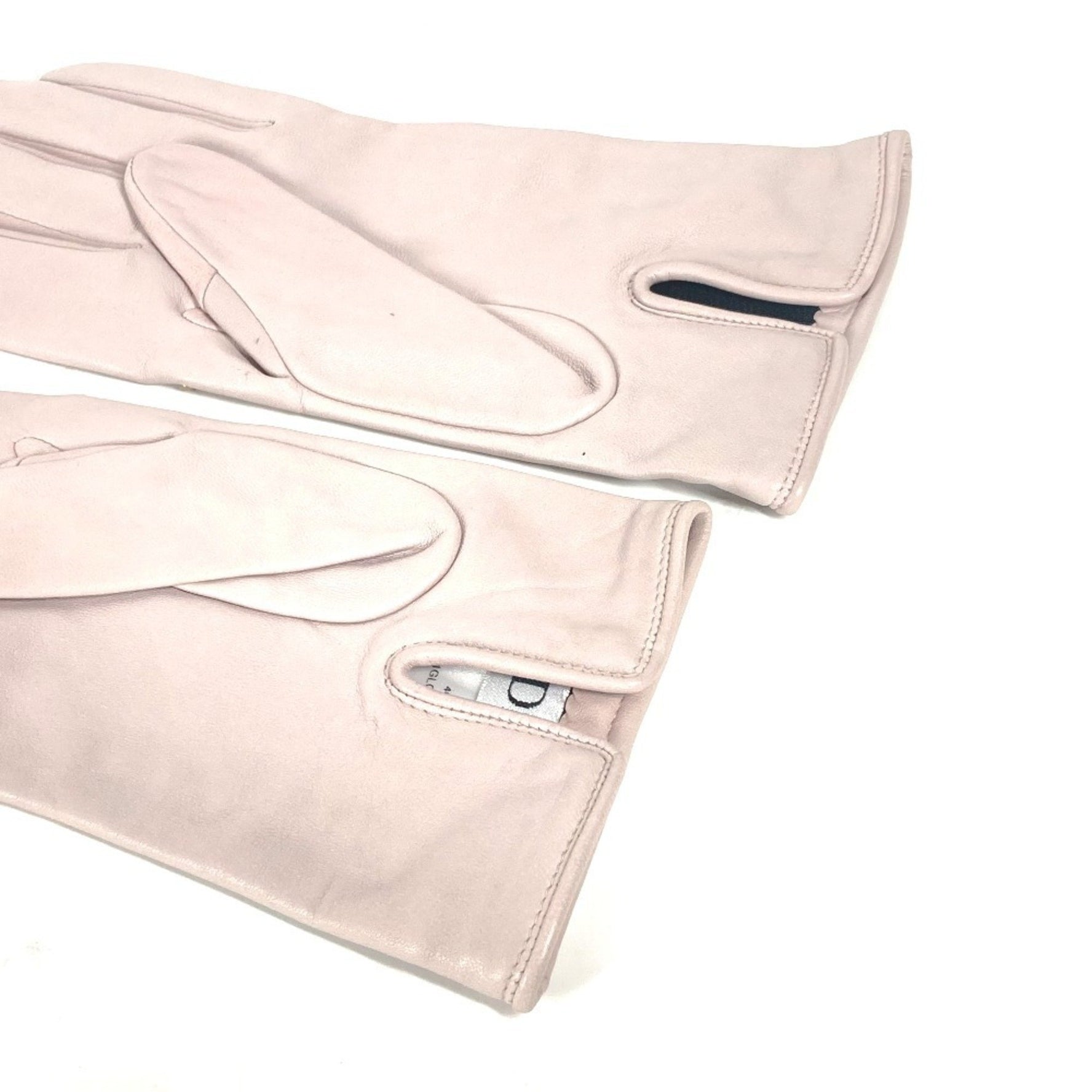 Christian Dior Dior Studded Cannage Gloves Leather