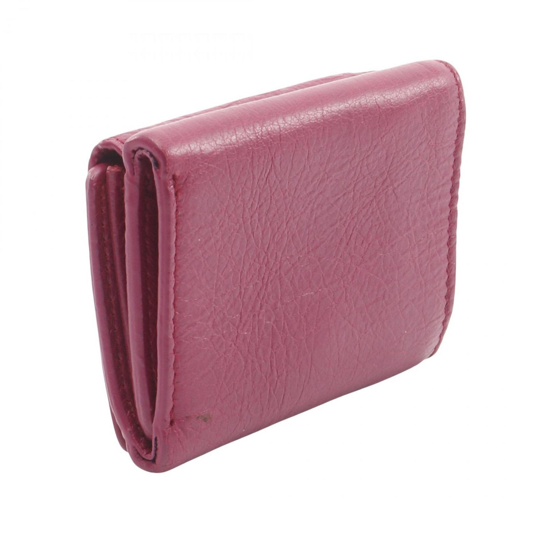 Balenciaga Classic Mini Wallet, Tri-fold Leather