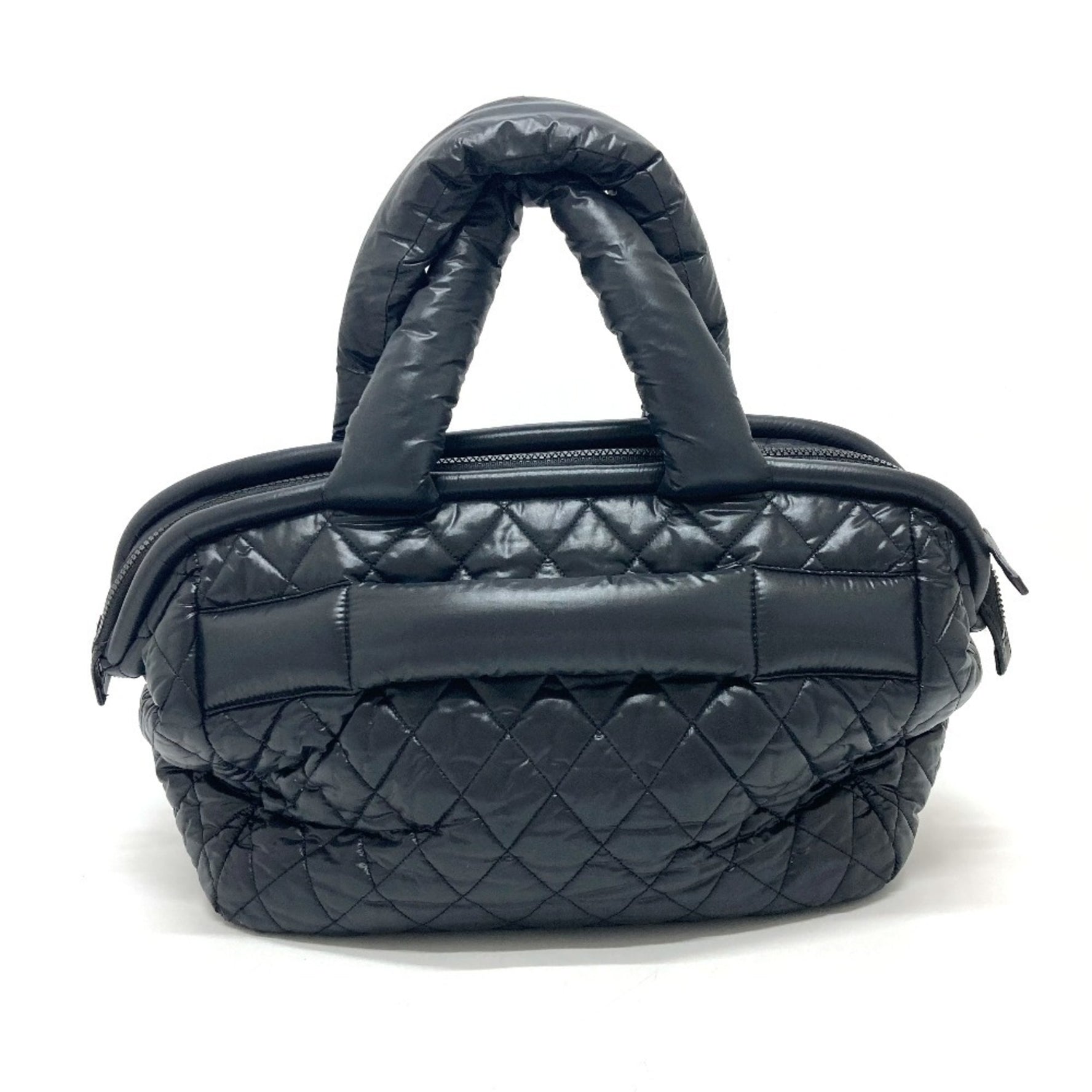 CHANEL Matelasse Coco Cocoon Bag Handbag Tote Boston Nylon