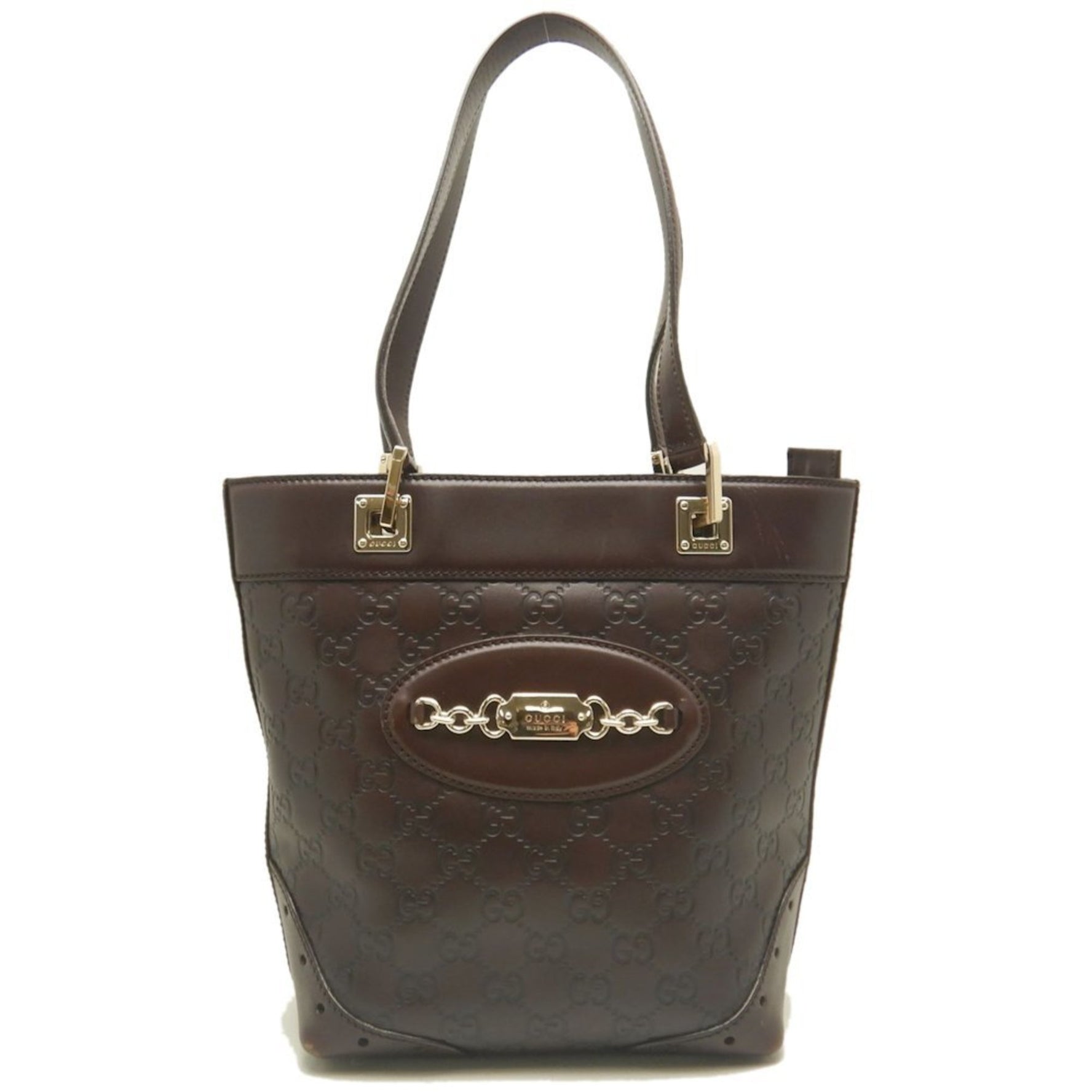 GUCCI Guccissima Tote Bag in Leather