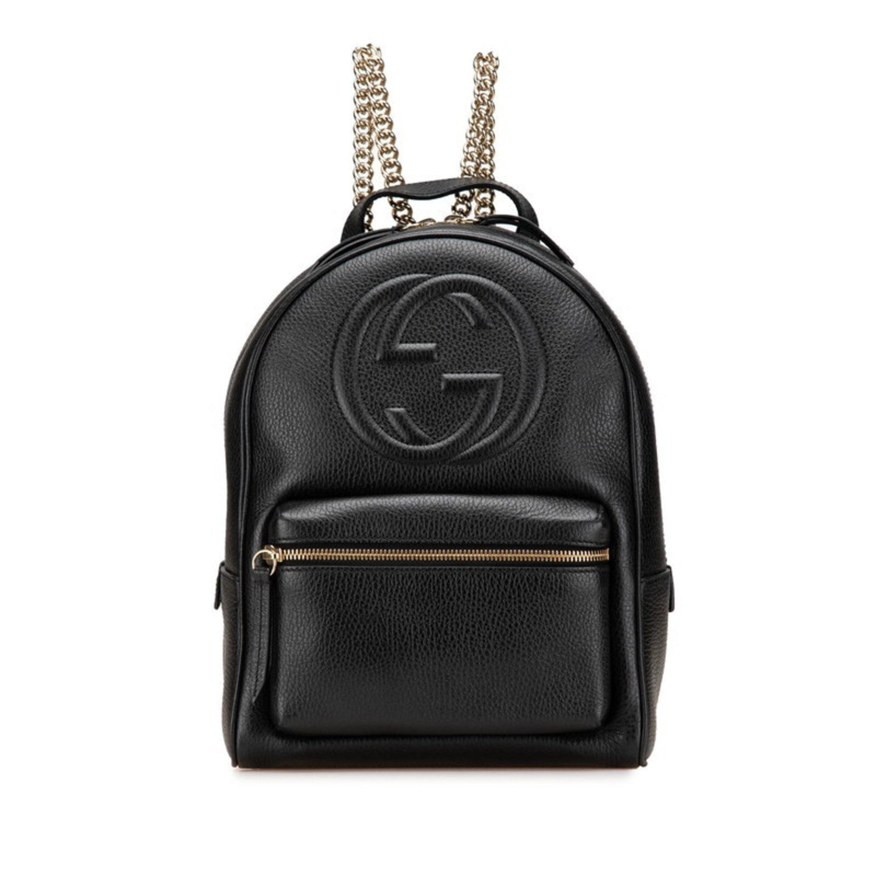 Gucci Soho Interlocking G Backpack Leather