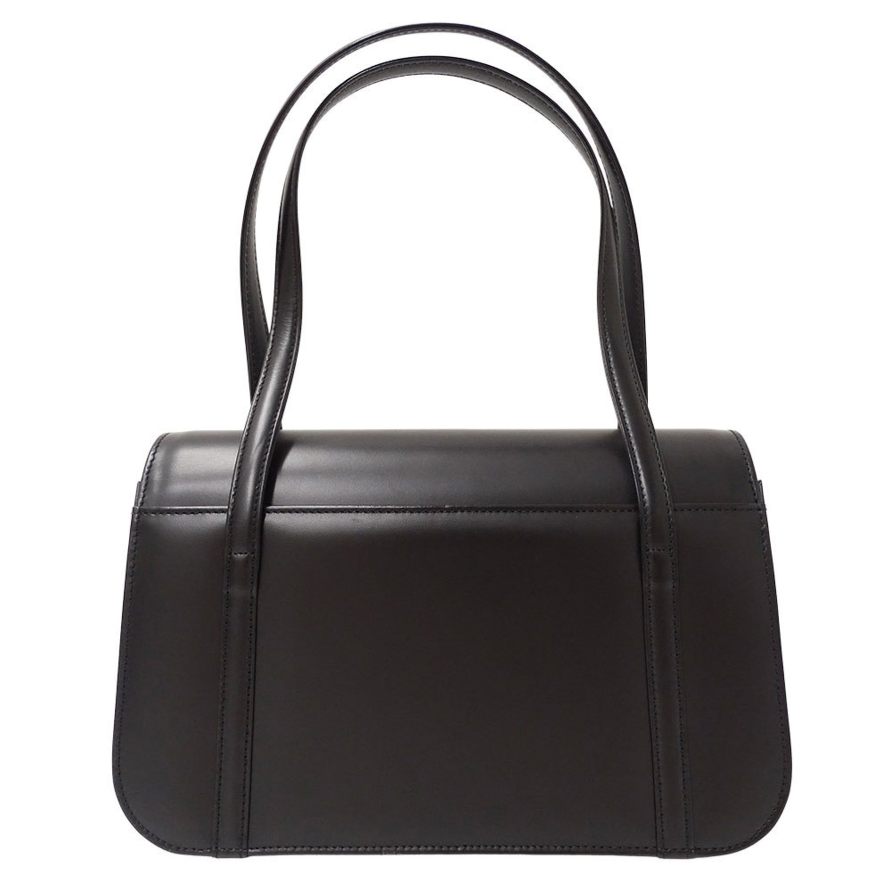 Burberrys Small Leather Handbag in Black and Brown