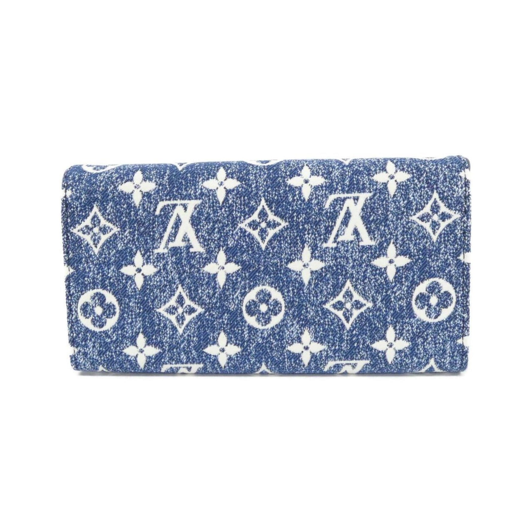 Louis Vuitton Monogram Jacquard Denim Portefeuille Sarah Wallet