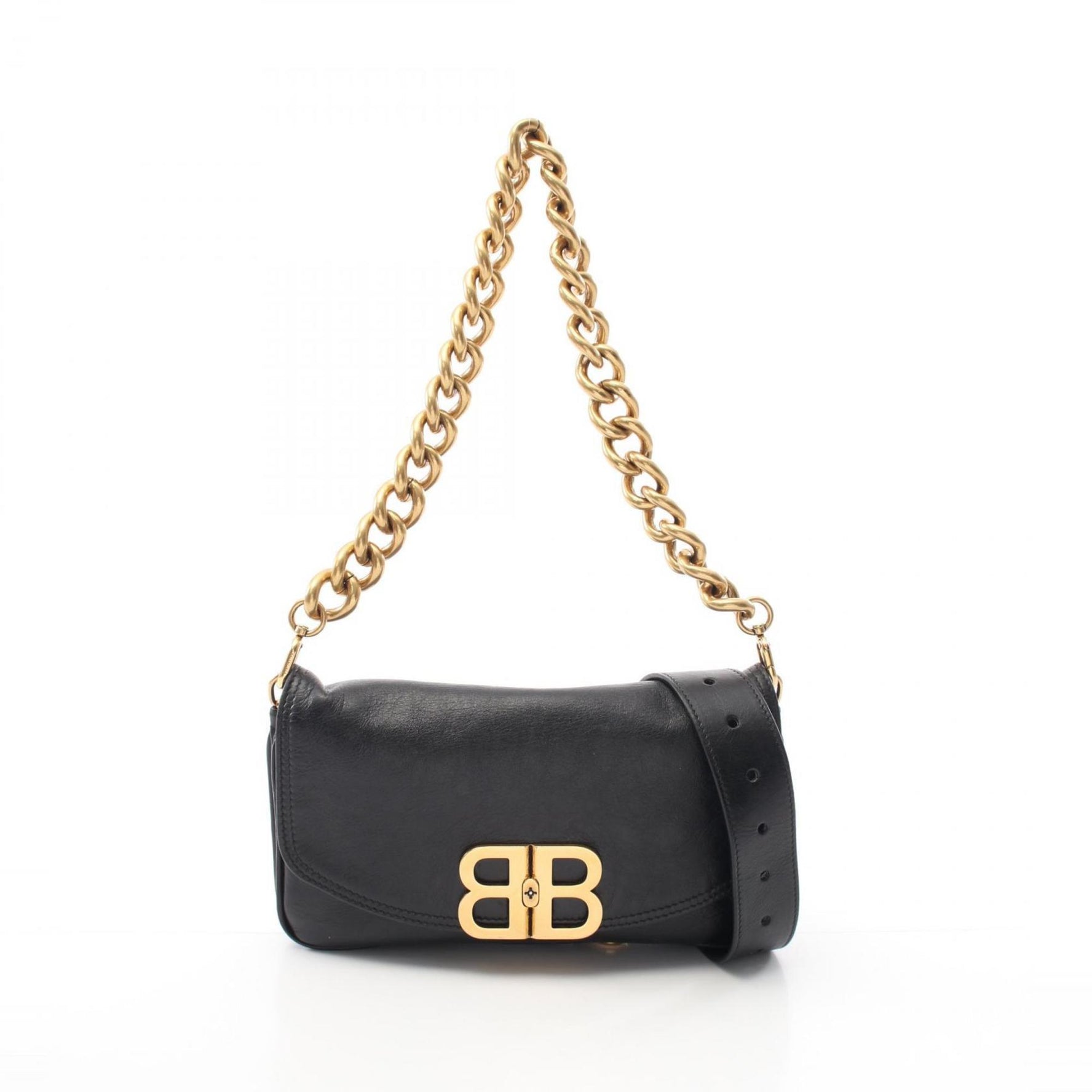 Balenciaga BB SOFT Small Shoulder Bag, Leather, 748598/1000