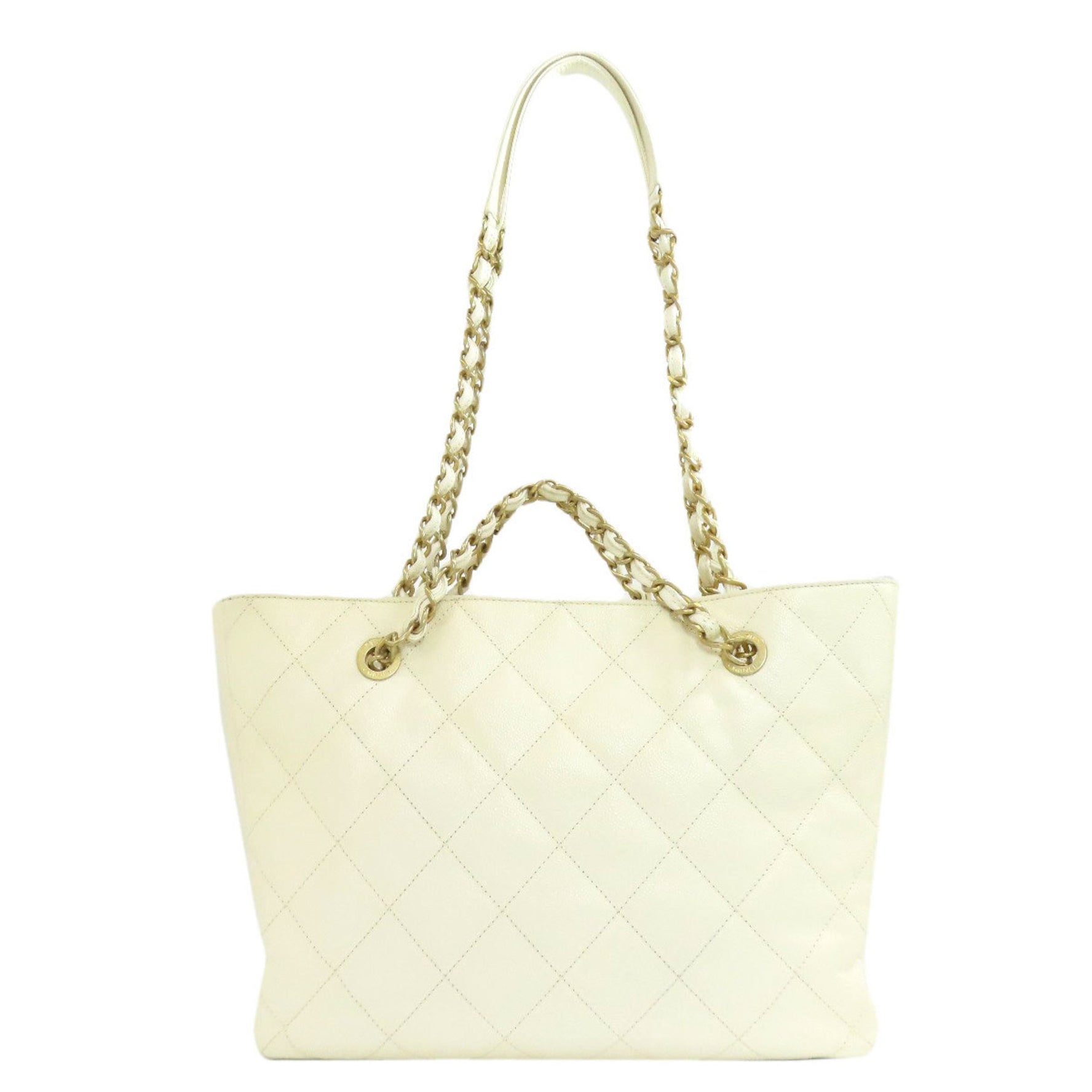 Chanel Chain Tote Bag Caviar Skin