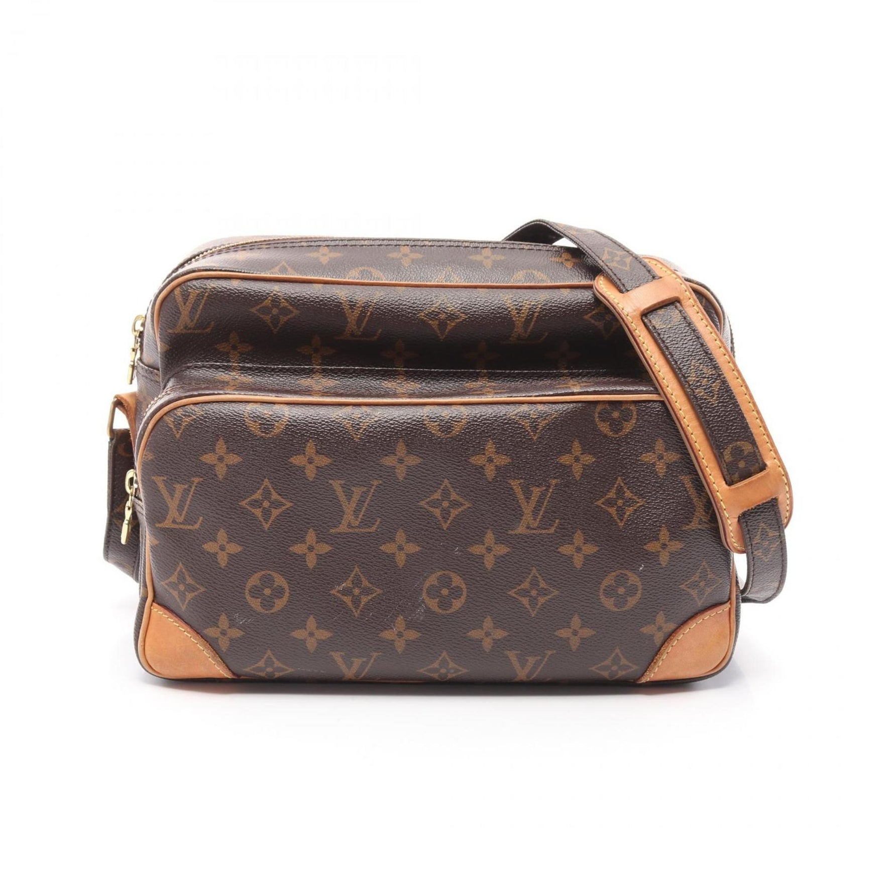 Louis Vuitton Nile Shoulder Bag, Coated Canvas and Leather, Monogram