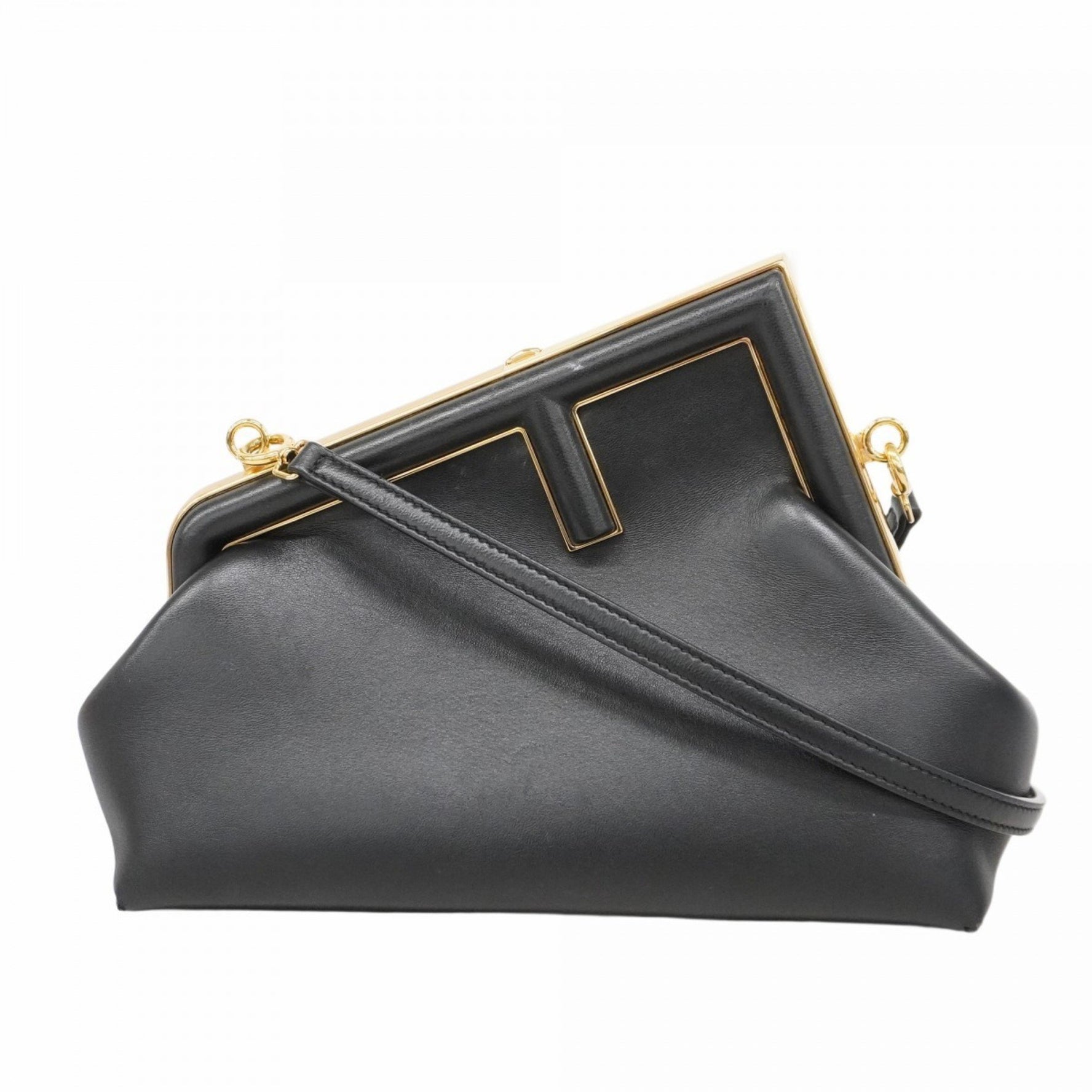 Fendi Zucca First Leather Shoulder Bag